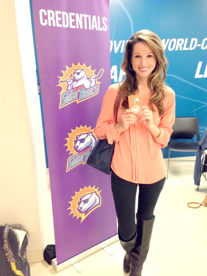 Orlando Solar Bears, Ice Hockey, Orlando, Stephanie Ziajka, Miss Tampa Bay USA, Diary of a Debutante