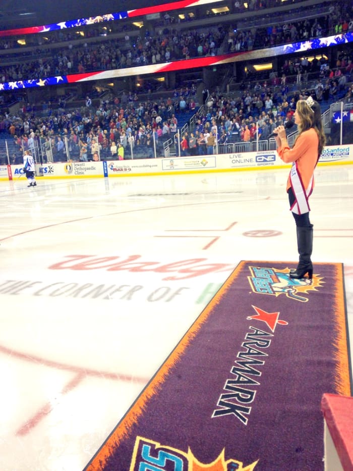 Orlando Solar Bears, Ice Hockey, Orlando, Stephanie Ziajka, Miss Tampa Bay USA, Diary of a Debutante