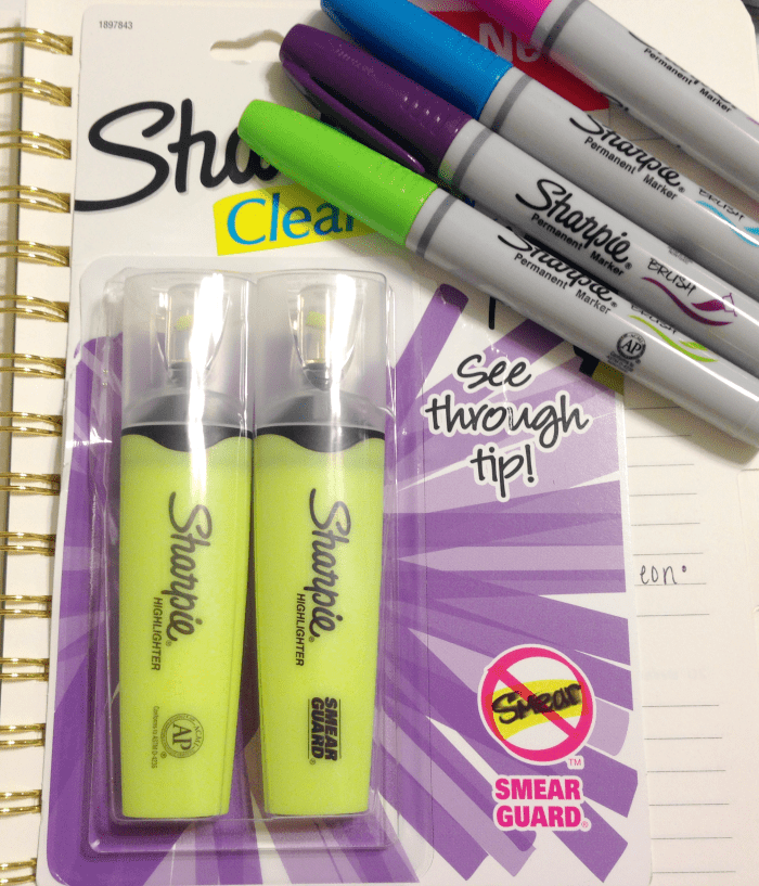 Organization, Highlighters, Sharpie, Sharpie Clearview