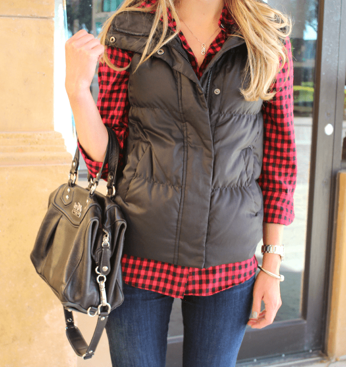 Black and Red Gingham OOTD J. Crew, Fashion, Style