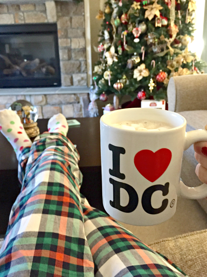 I heart DC mug! Love! New Year's, 2015, Washington DC, Middleburg, Virginia, Christmas