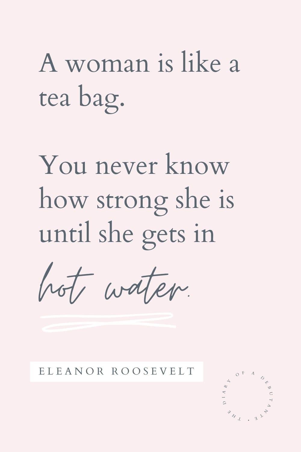 Condoleezza Rice quote curated as part of a collection of inspirational female quotes for Women's History Month by blogger Stephanie Ziajka on Diary of a Debutante