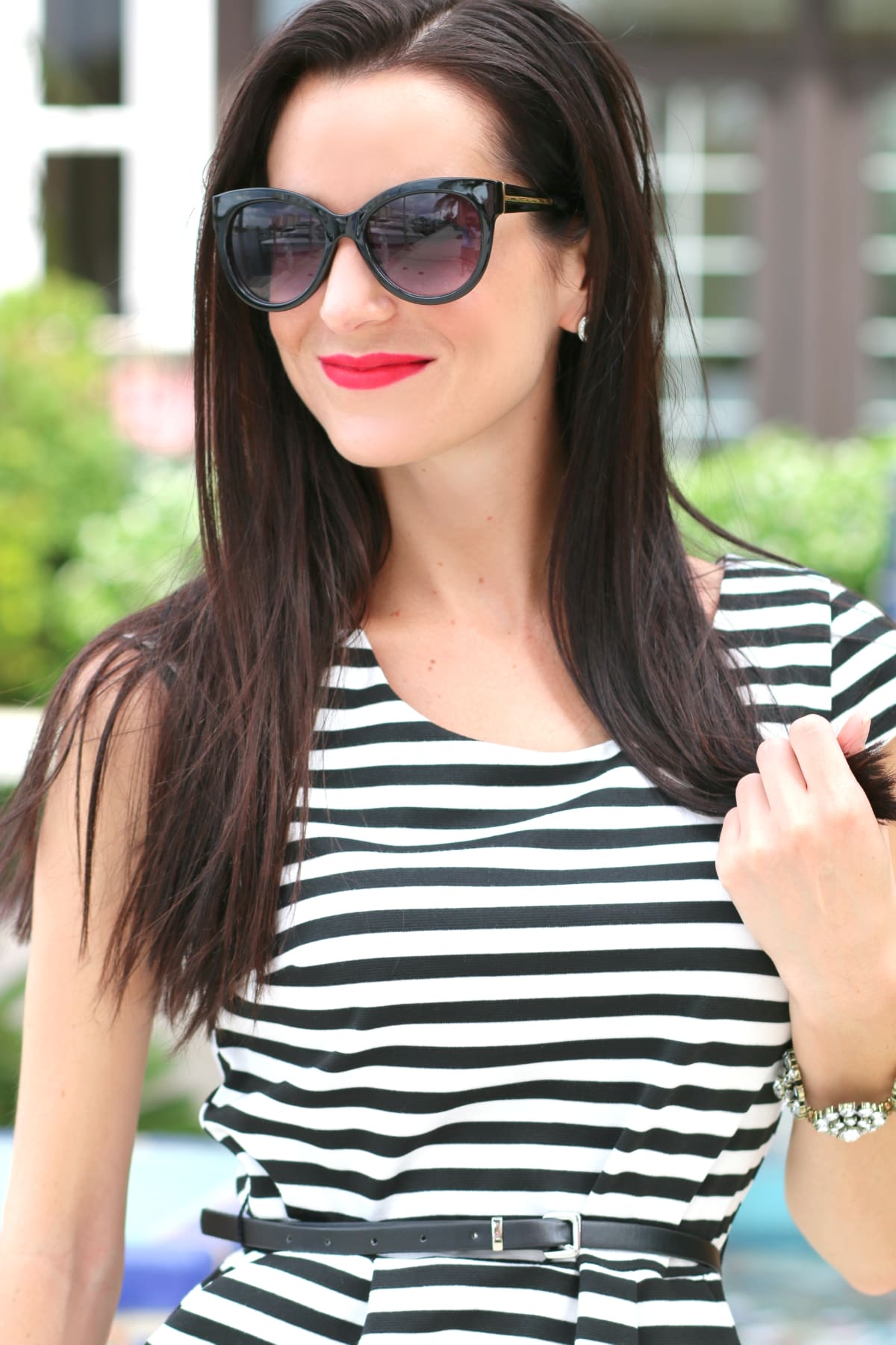 Fall Fashion, Nautical Striped Dress, Byer California, Stephanie Ziajka, Diary of a Debutante