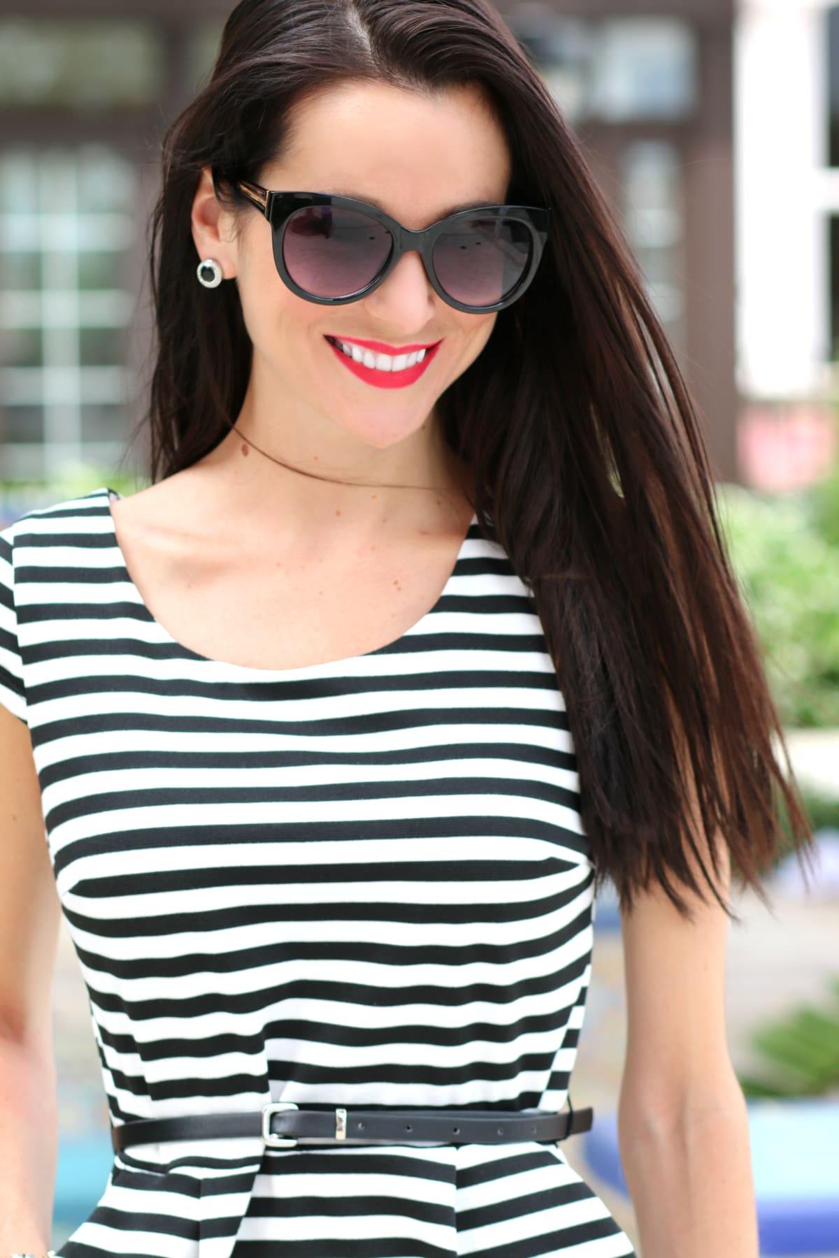 Fall Fashion, Nautical Striped Dress, Byer California, Stephanie Ziajka, Diary of a Debutante