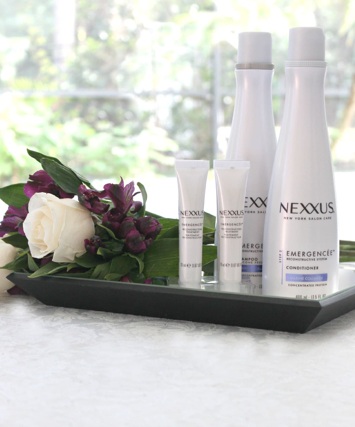 An honest review of the Nexxus Emergencee line by a former pageant girl, Nexxus Emergencee Review by southern fashion blogger Stephanie Ziajka from Diary of a Debutante