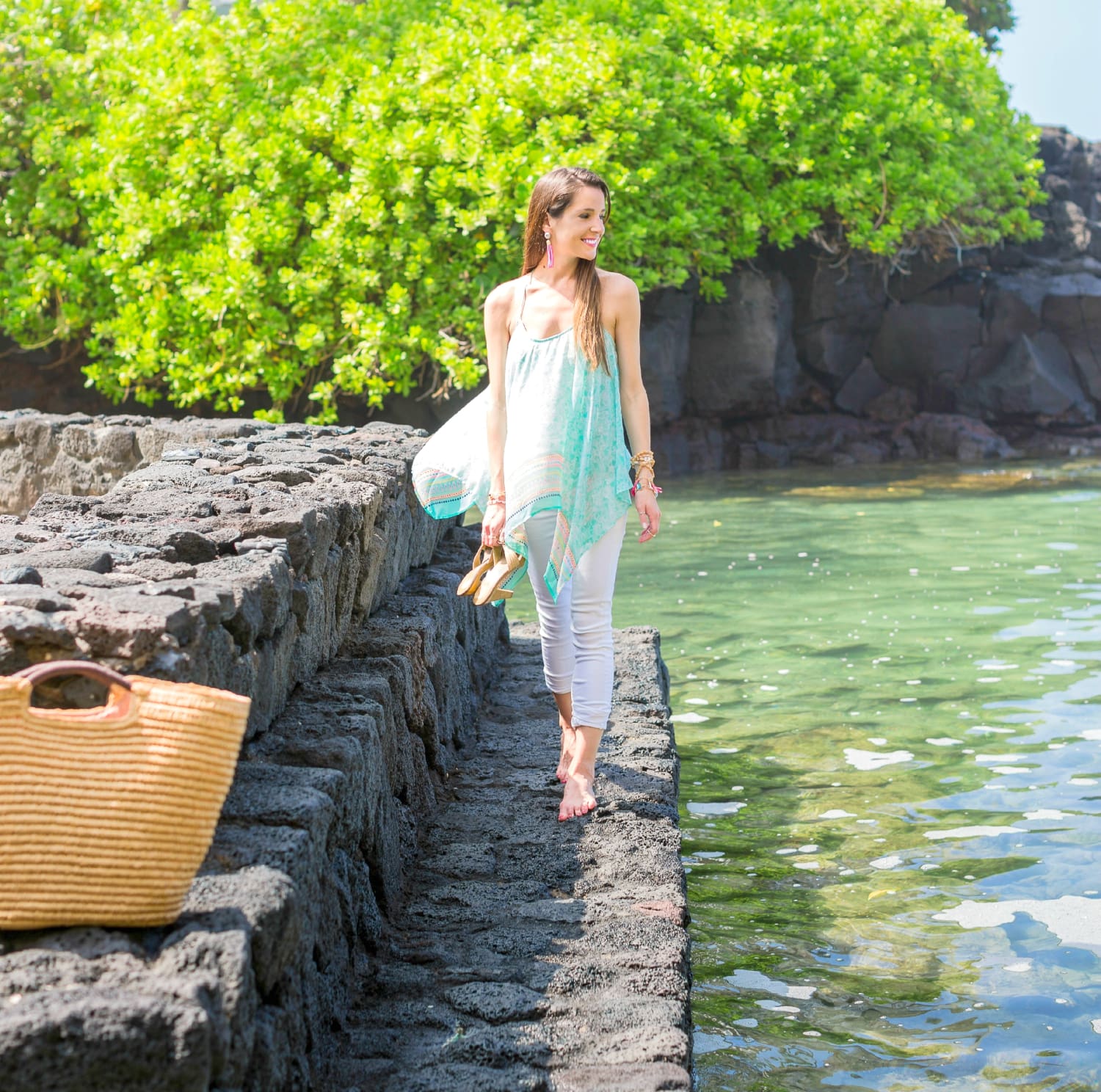 Kailua-Kona, Hawaii, Karen Loudon Photography, Cappelli Straw, Joy Boutique, Stephanie Ziajka, Diary of a Debutante
