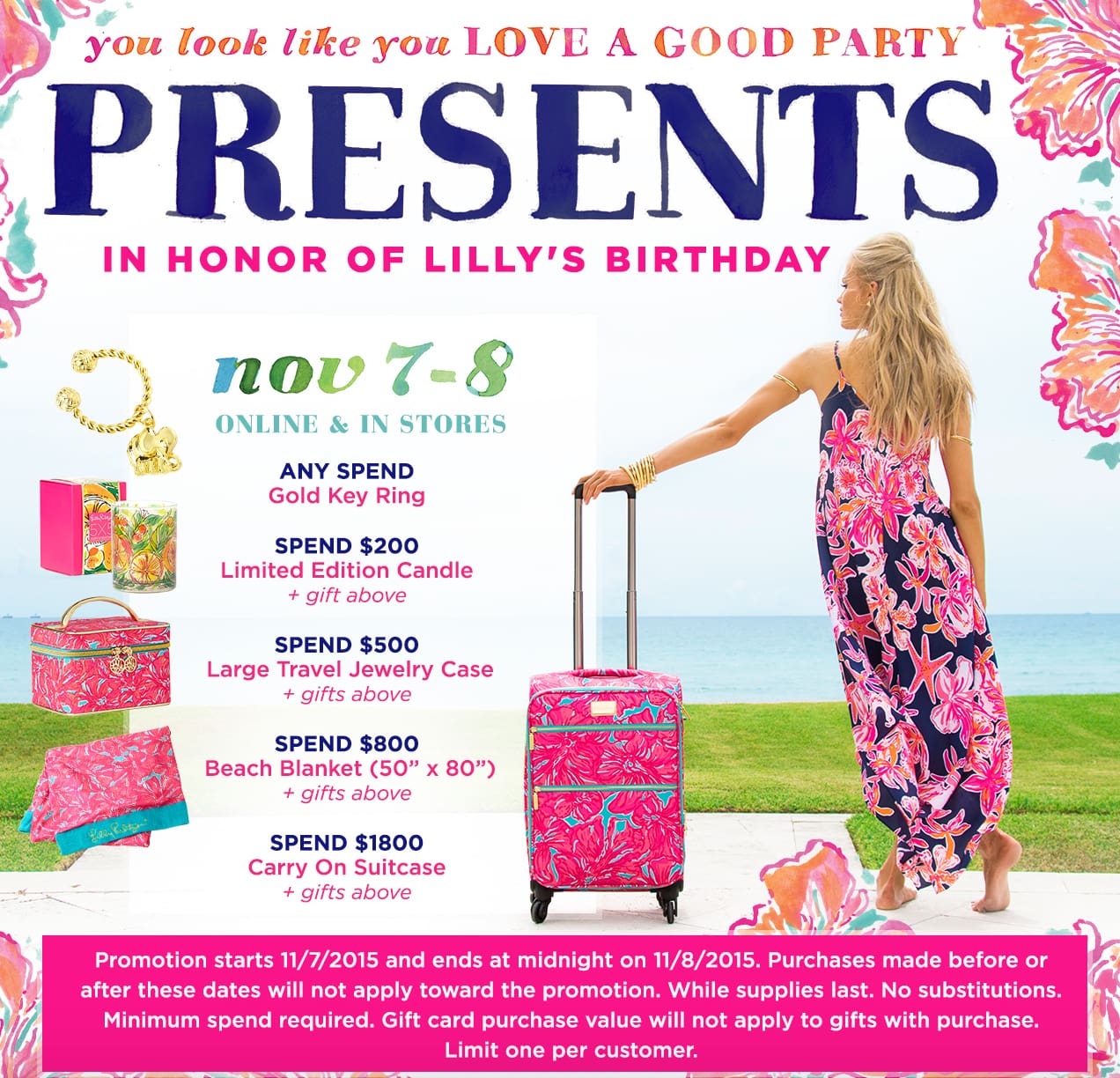 Lilly Pulitzer, Lilly Pulitzer's Birthday, Lilly Pulitzer Free Gifts, Lilly Pulitzer New Arrivals, Stephanie Ziajka, Diary of a Debutante