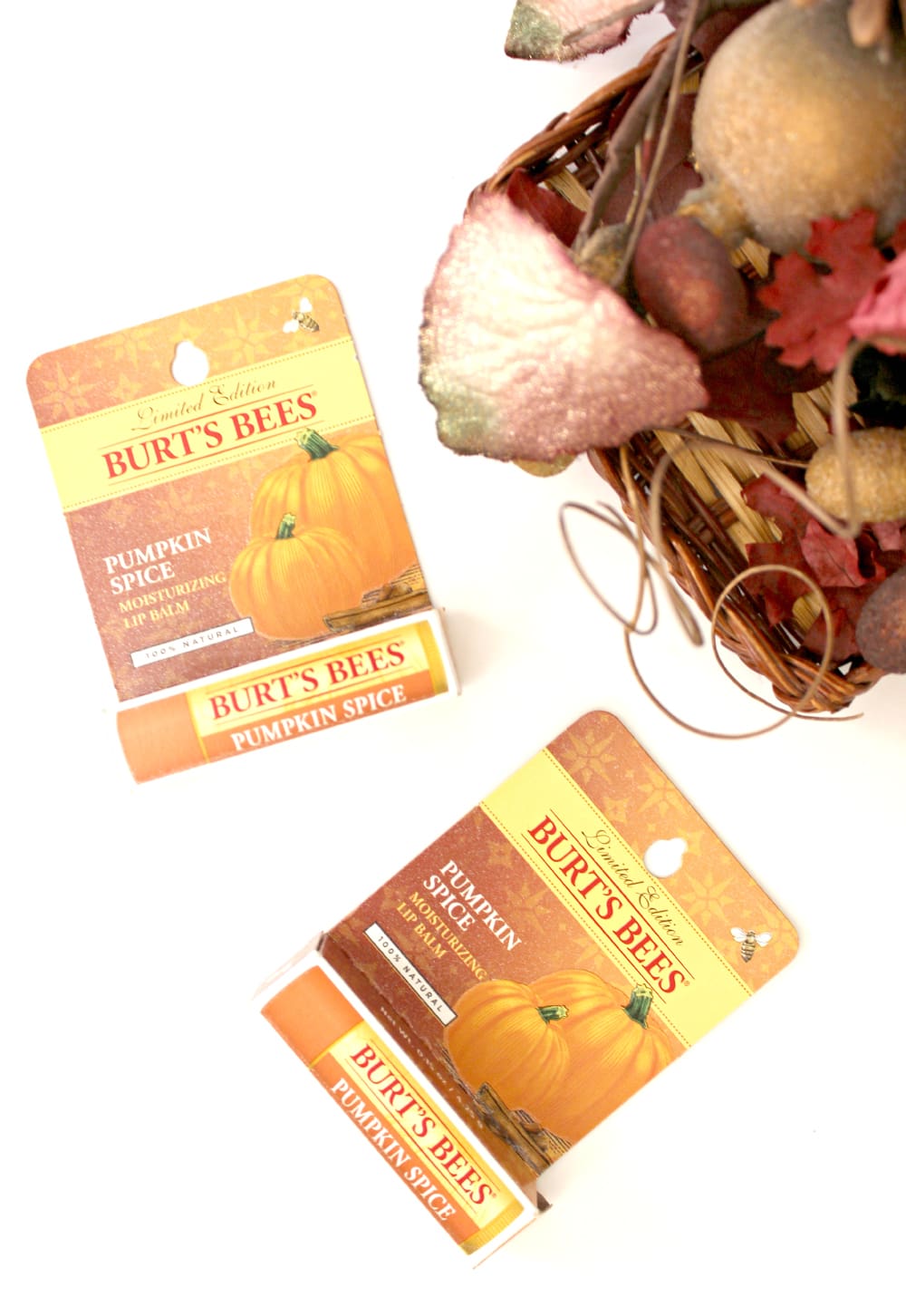 December Beauty Essentials, Fall Beauty Essentials, December Beauty Favorites, Burts Bees, Pumpkin Spice Lip Balm, Stephanie Ziajka, Diary of a Debutante