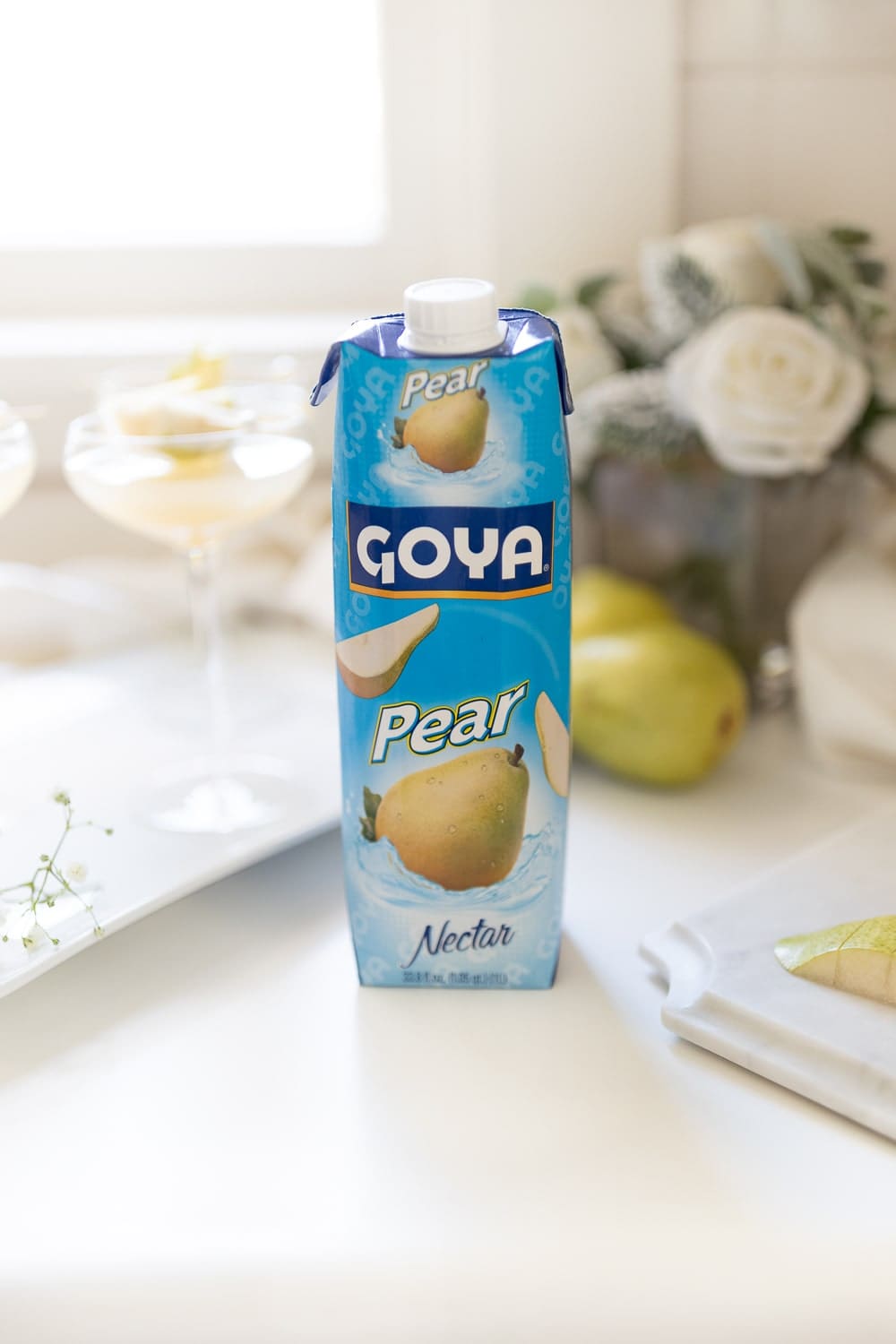 Goya pear nectar on Diary of a Debutante