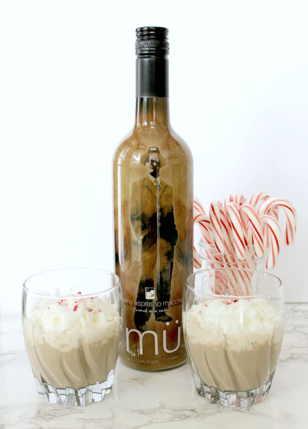 Peppermint holiday cocktail recipe using mu liquor by blogger Stephanie Ziajka on Diary of a Debutante
