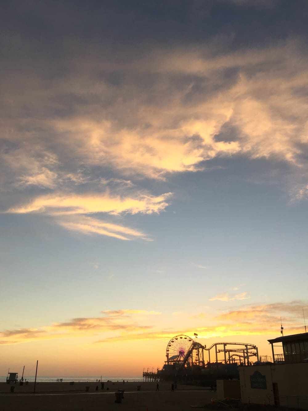 Sunset on the Santa Monica Pier