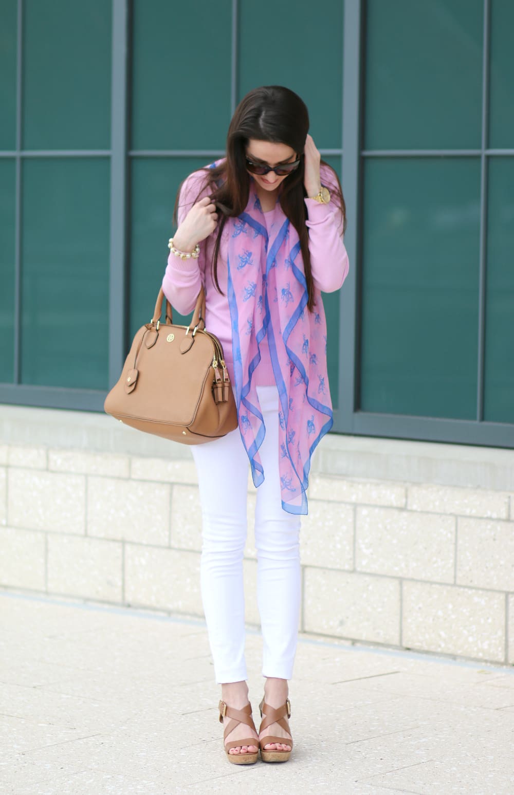 A bright, octopus patterned silk scarf from Terracotta New York that'll spruce up any spring outfit!