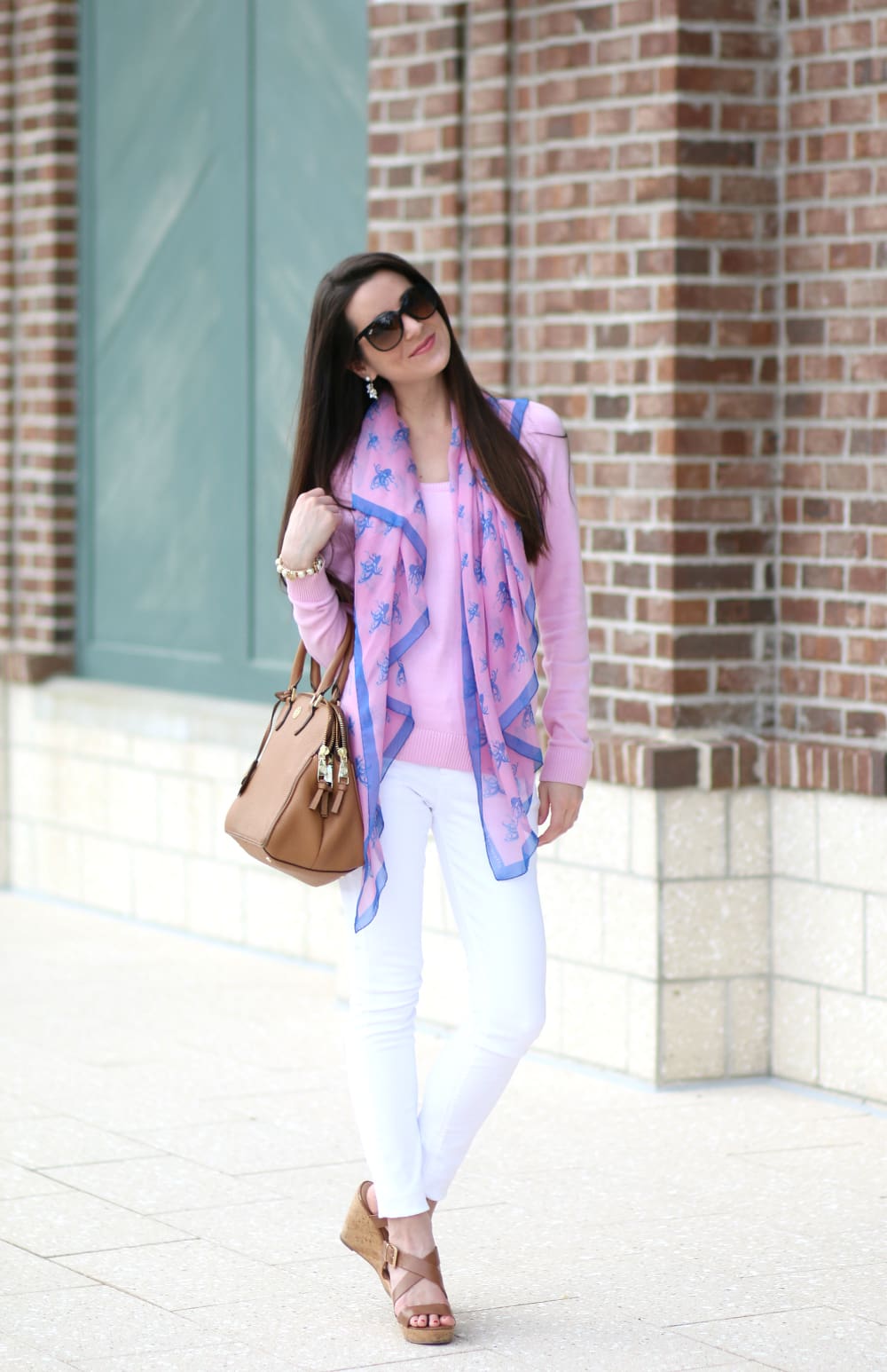 A bright, octopus patterned silk scarf from Terracotta New York that'll spruce up any spring outfit!