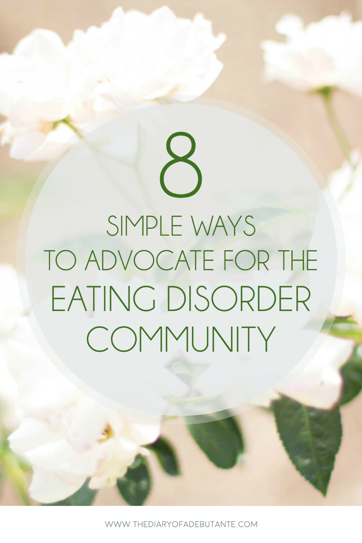 How to Advocate for Eating Disorders, how to help eating disorders, 8 Easy Ways to Advocate for the Eating Disorder Community by eating disorder survivor Stephanie Ziajka from Diary of a Debutante