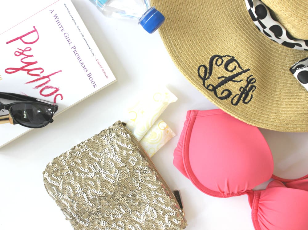 Spring Break, Spring Break Essentials, Summer Beach Essentials, Florida Beach Essentials, Tampax Pearl, Stephanie Ziajka, Diary of a Debutante
