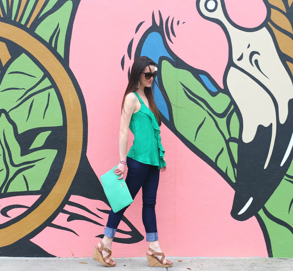 Designer Shapewear, Hourglass Angel, Flamingo Wall, Orlando Mural, Stephanie Ziajka, Diary of a Debutante