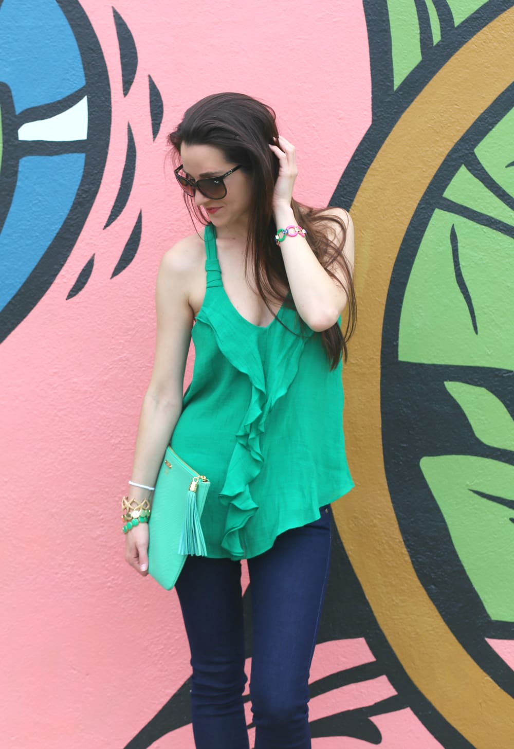 Designer Shapewear, Hourglass Angel, Flamingo Wall, Orlando Mural, Stephanie Ziajka, Diary of a Debutante