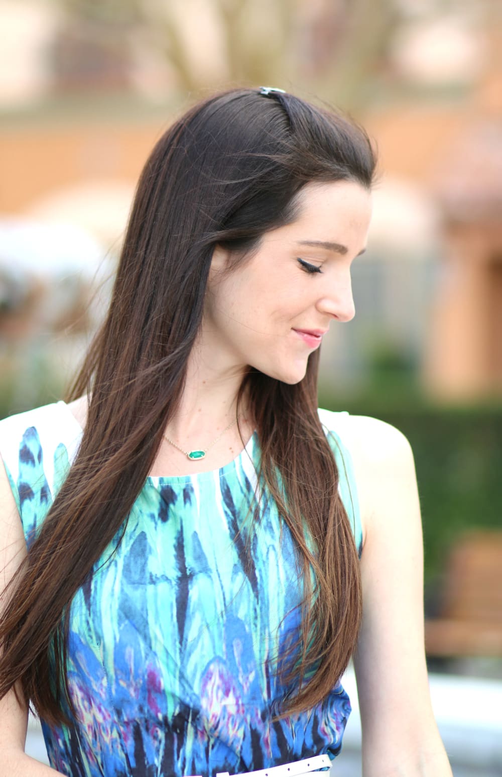 Feather Print Dress, Iridescent Print Dress, Mardi Gras Dress, St. Patrick's Day Dress, Cheap Cocktail Dress, Stephanie Ziajka, Diary of a Debutante