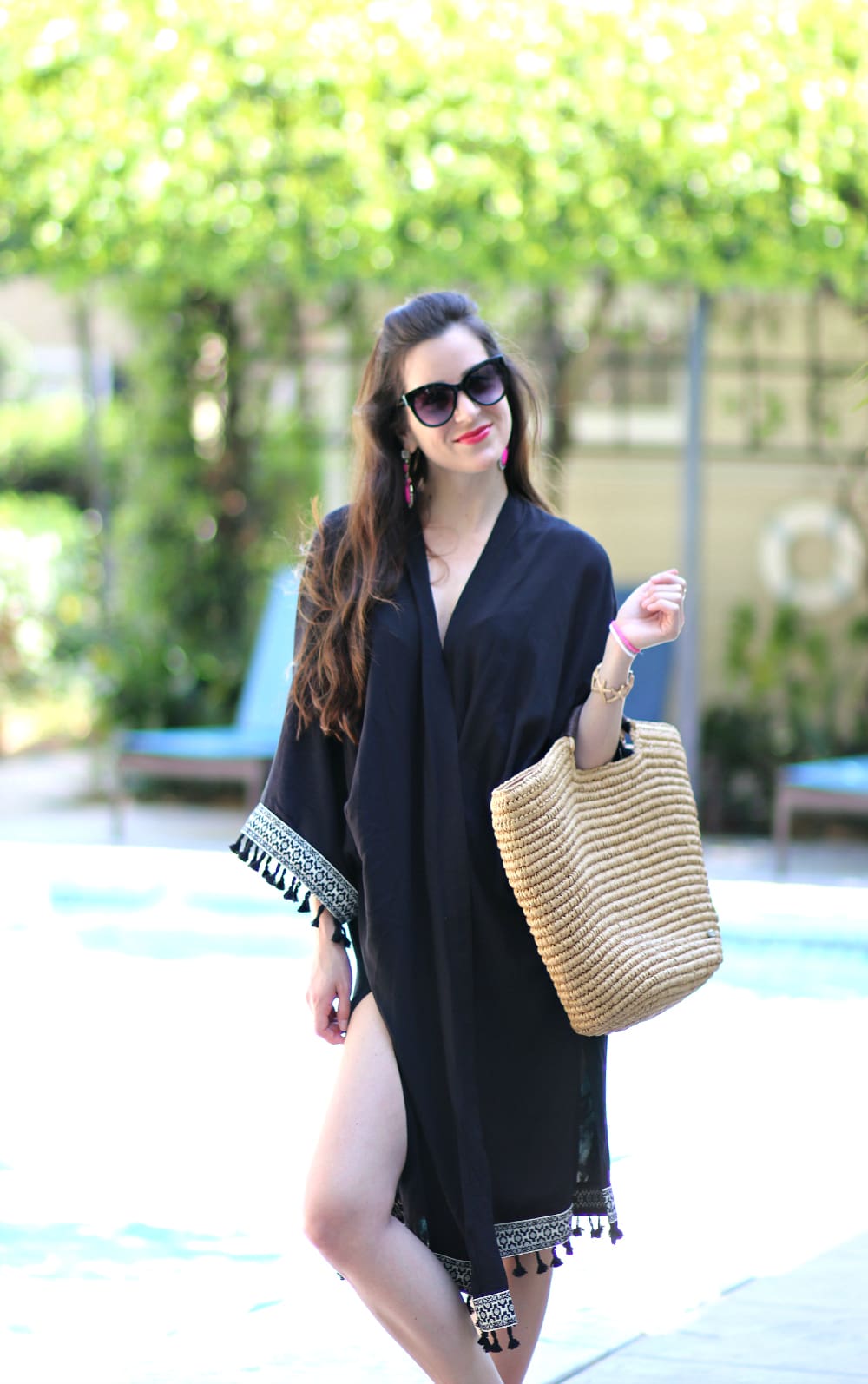 Coachella Kimono, Tassel Kimono, H&M Kimono, H&M Coachella, Coachella Outfit, Stephanie Ziajka, Diary of a Debutante