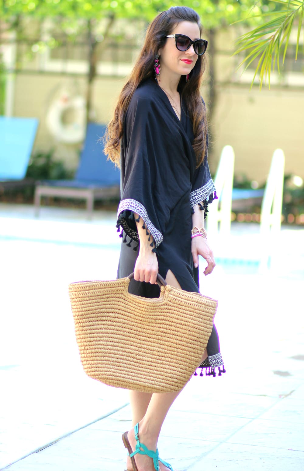 Coachella Kimono, Tassel Kimono, H&M Kimono, H&M Coachella, Coachella Outfit, Stephanie Ziajka, Diary of a Debutante