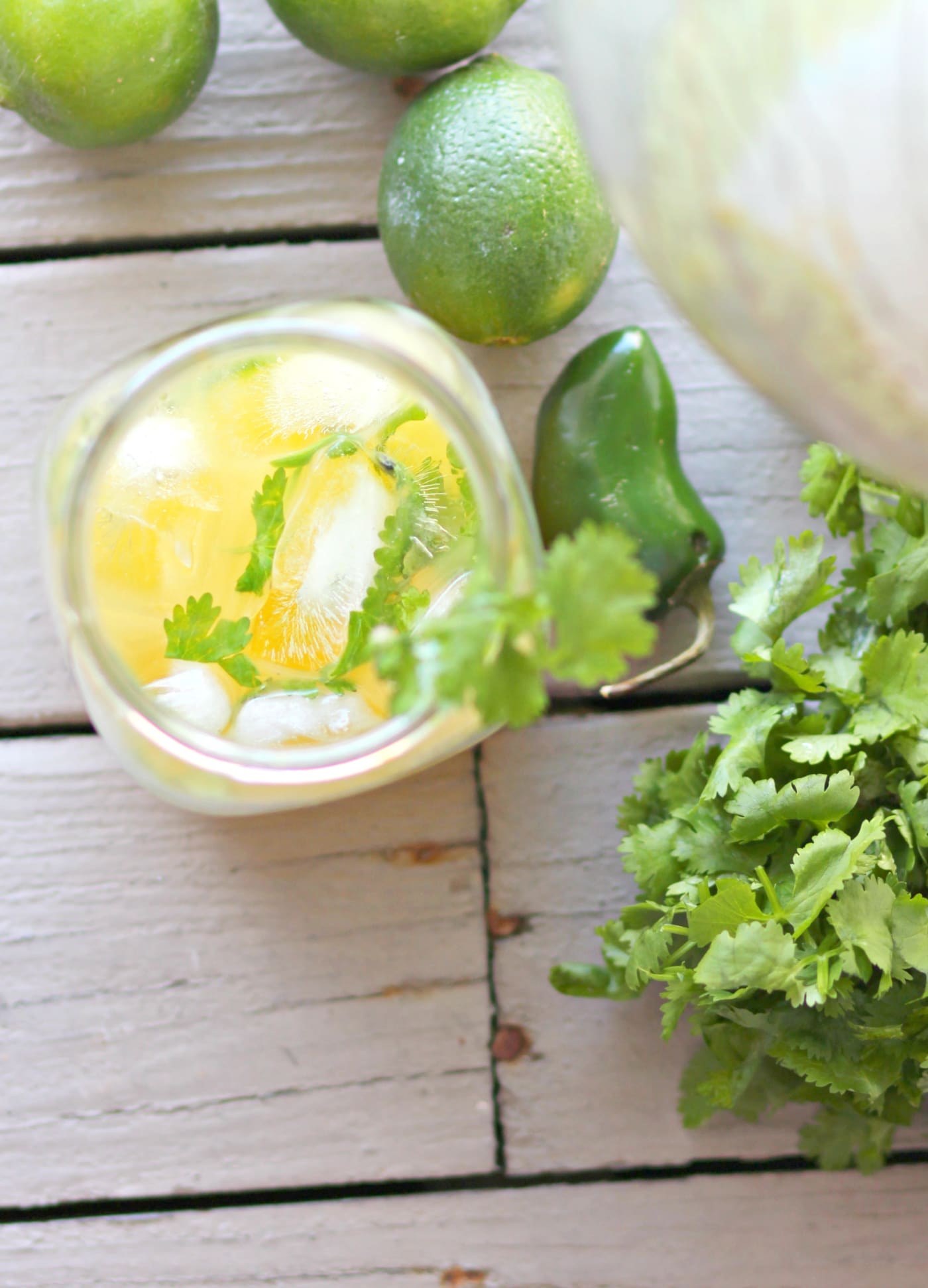 mango jalapeno margarita recipe from blogger Stephanie Ziajka on Diary of a Debutante