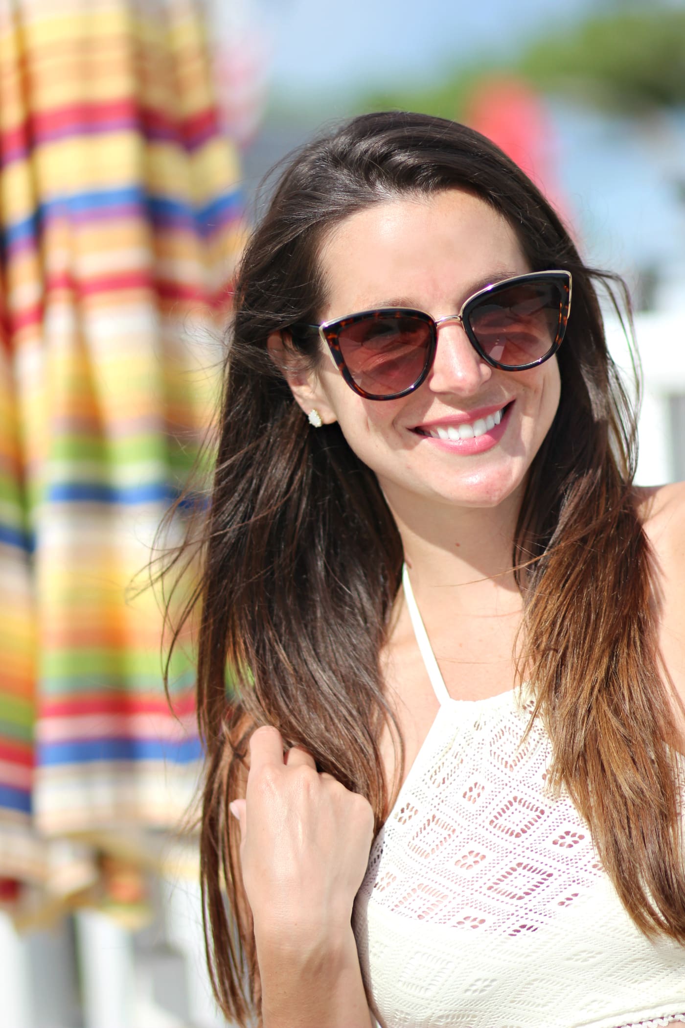 Celebrating summer on Narragansett Town Beach with the best spray tanning glow from Palm Beach Tan