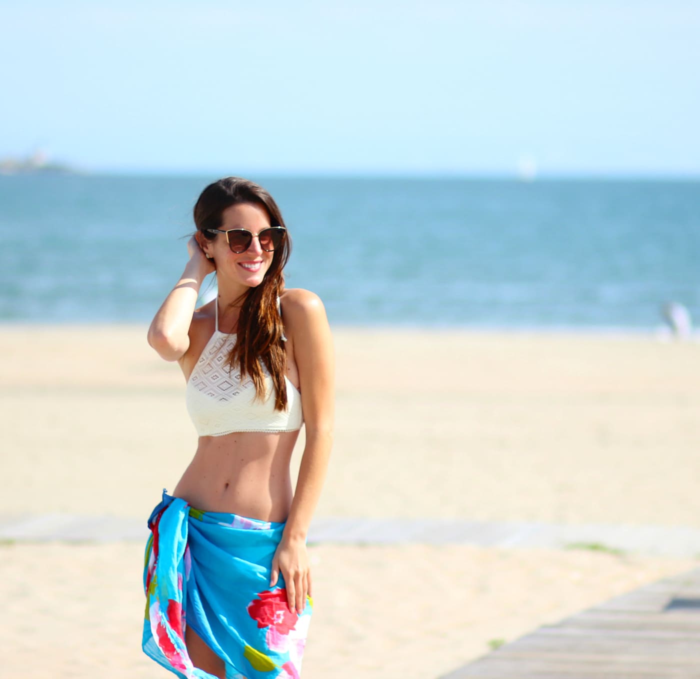 Celebrating summer on Narragansett Town Beach with the best spray tanning glow from Palm Beach Tan
