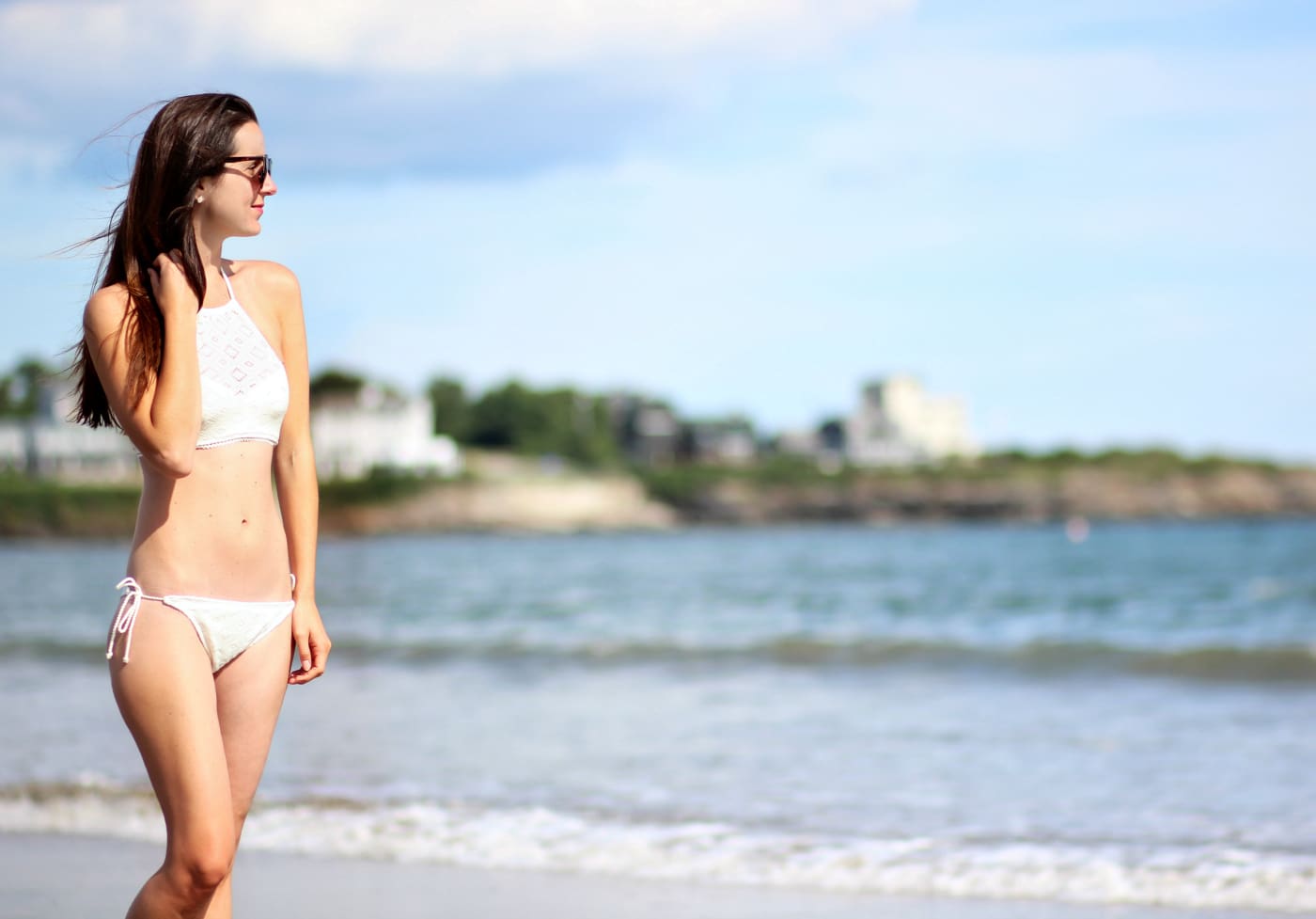 Celebrating summer on Narragansett Town Beach with the best spray tanning glow from Palm Beach Tan