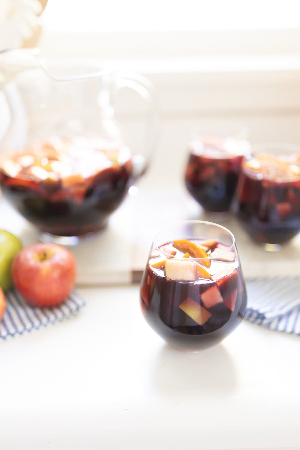 Best autumn sangria recipe from entertaining blogger Stephanie Ziajka on Diary of a Debutante