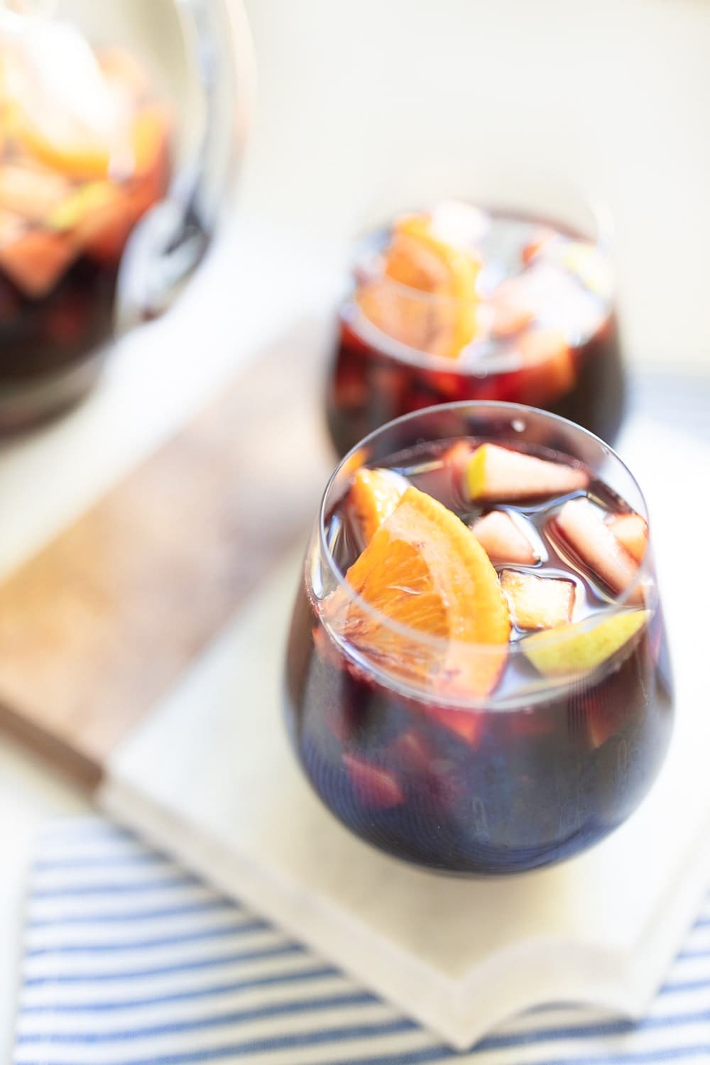 Easy fall sangria recipe by entertaining blogger Stephanie Ziajka on Diary of a Debutante