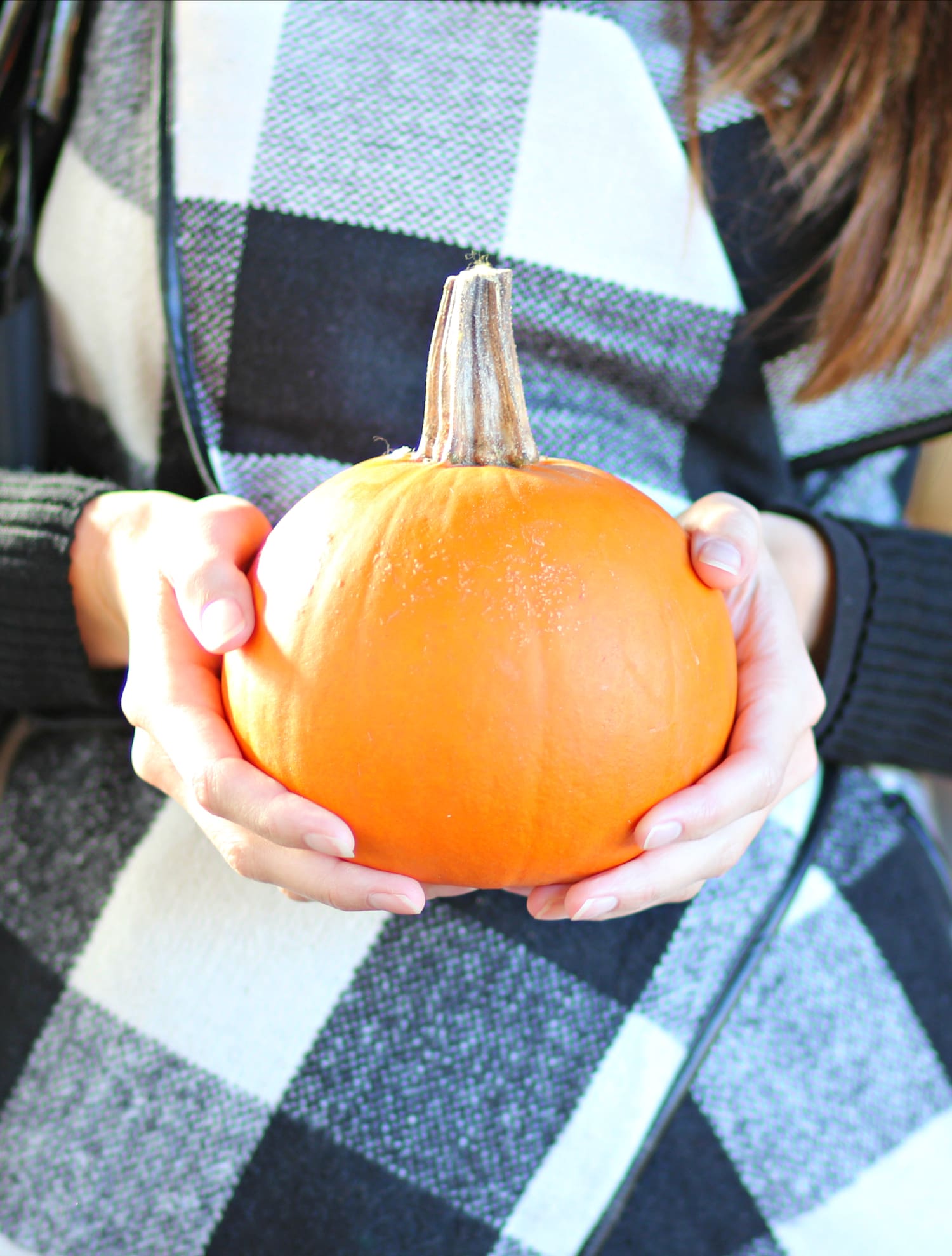 Affordable black and white plaid wrap coat from SheIn