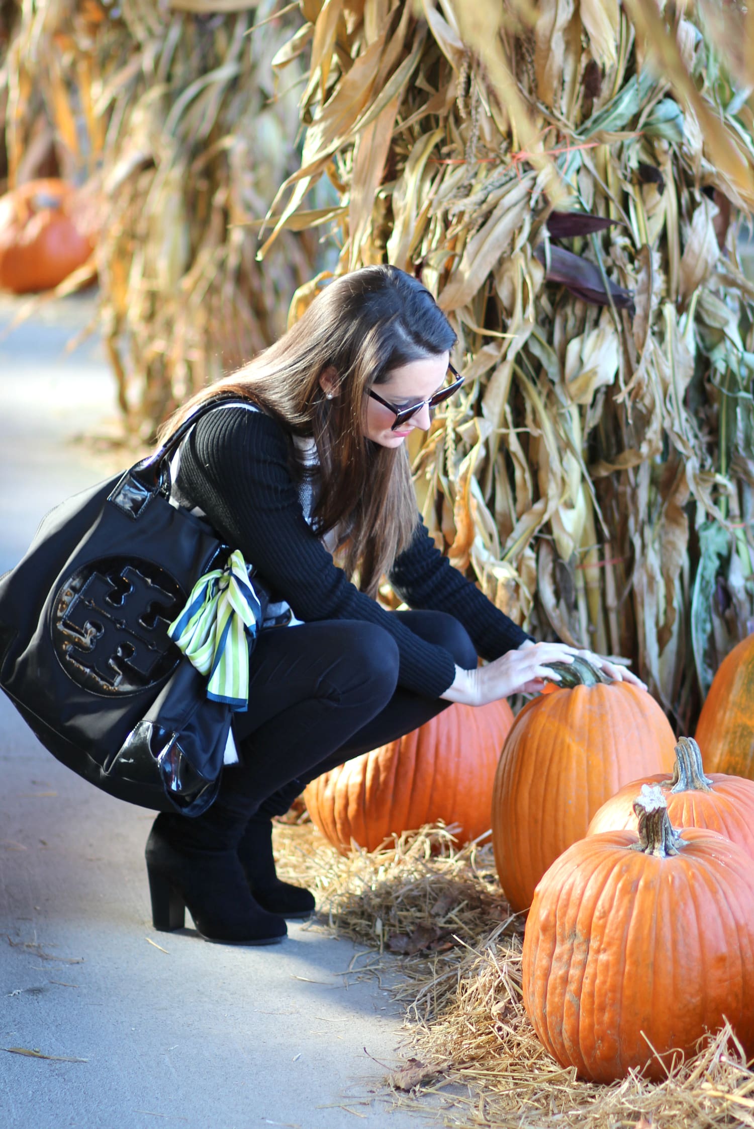 Affordable black and white plaid wrap coat from SheIn