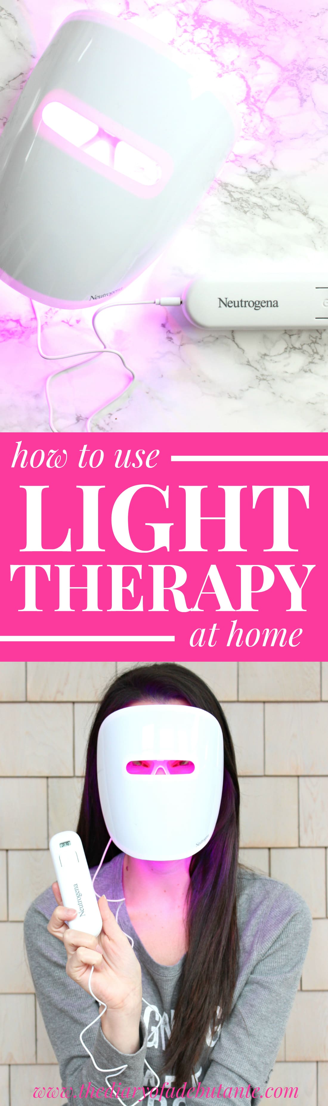 Testing out the power of light therapy to treat breakouts with the new Neutrogena Light Therapy Acne Mask