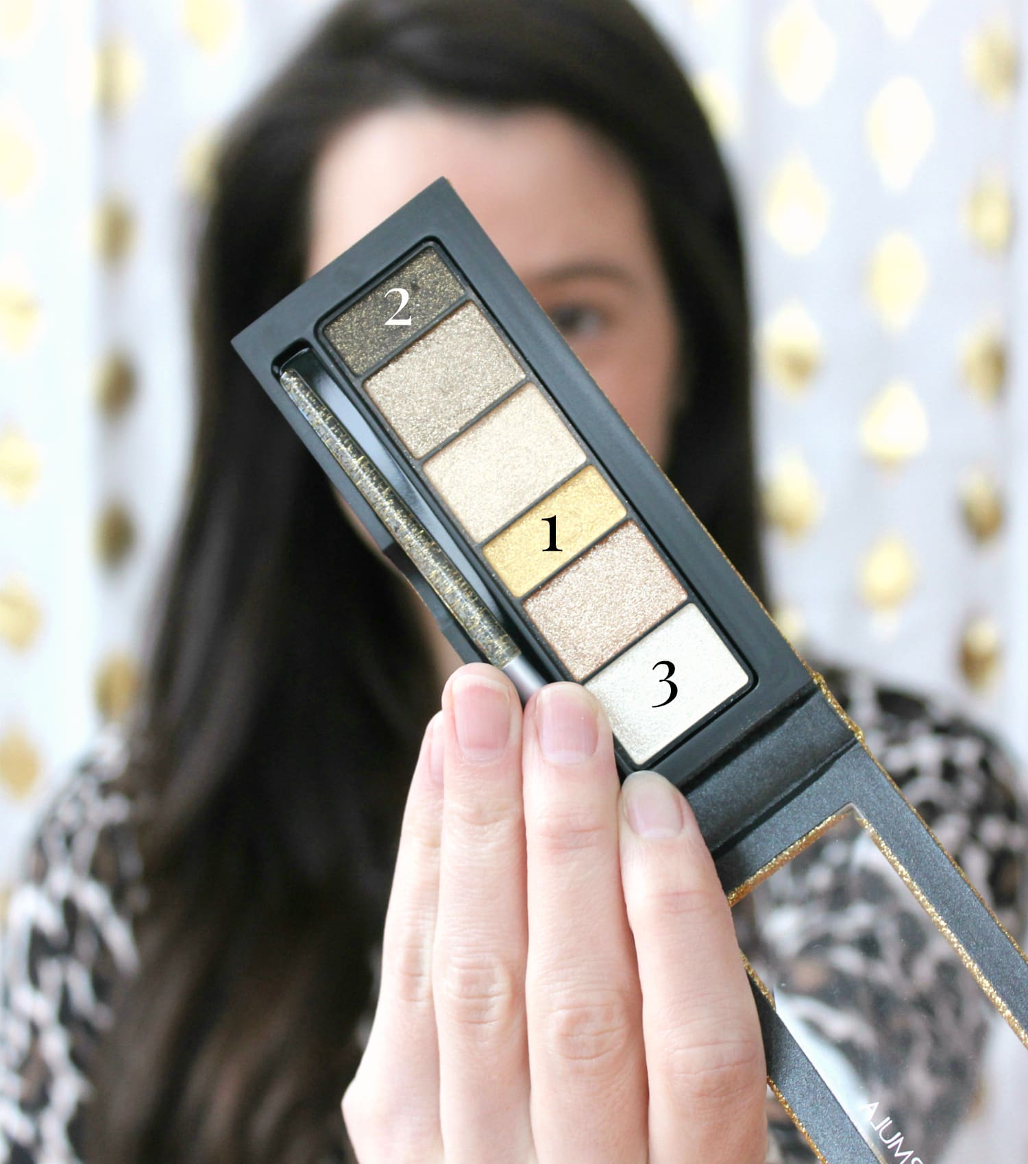 A fun and simple New Year's Eve drugstore eye makeup tutorial