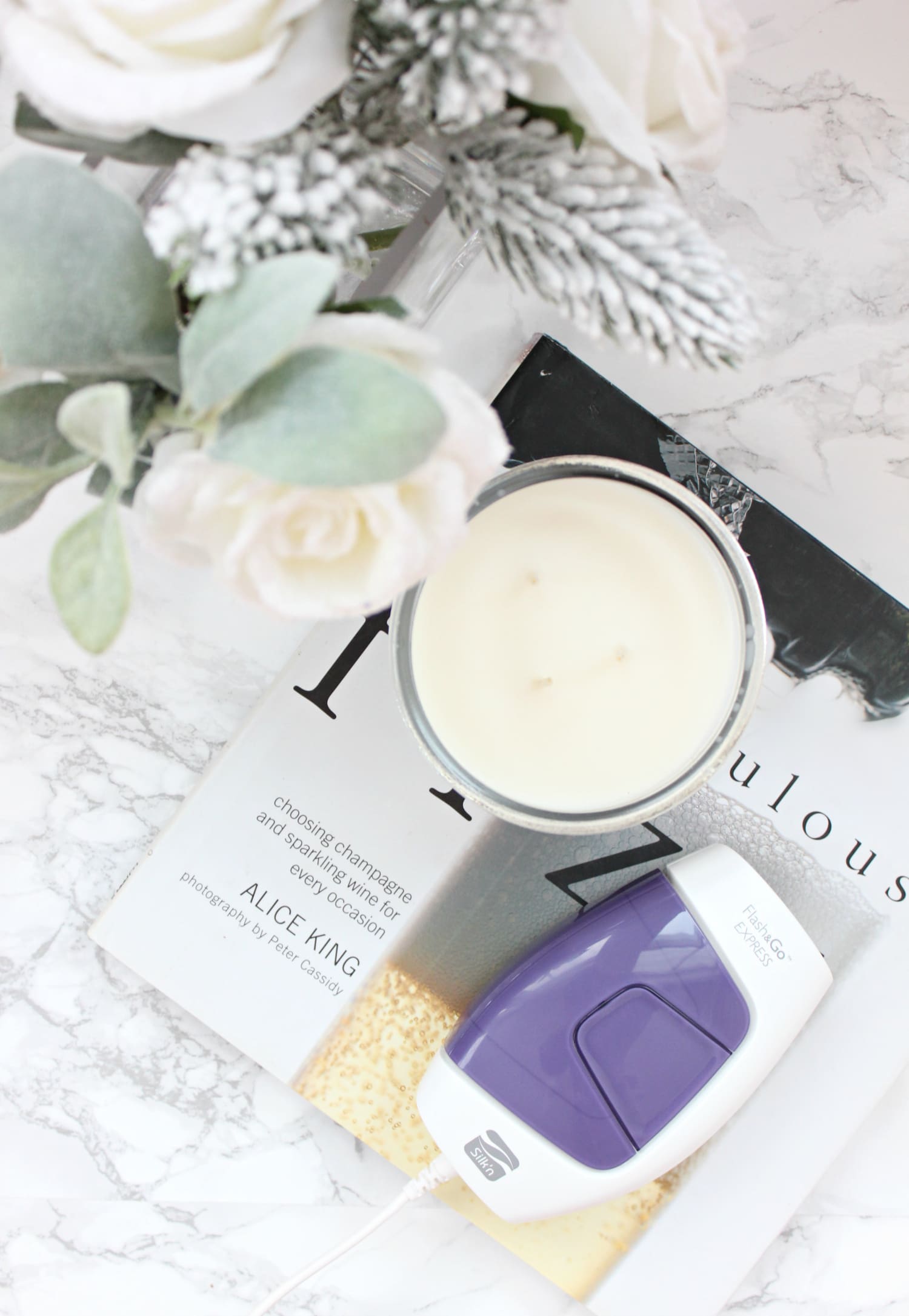 Beauty blogger Stephanie Ziajka shares a Silk'n Flash & Go Express at home hair removal device review on Diary of a Debutante