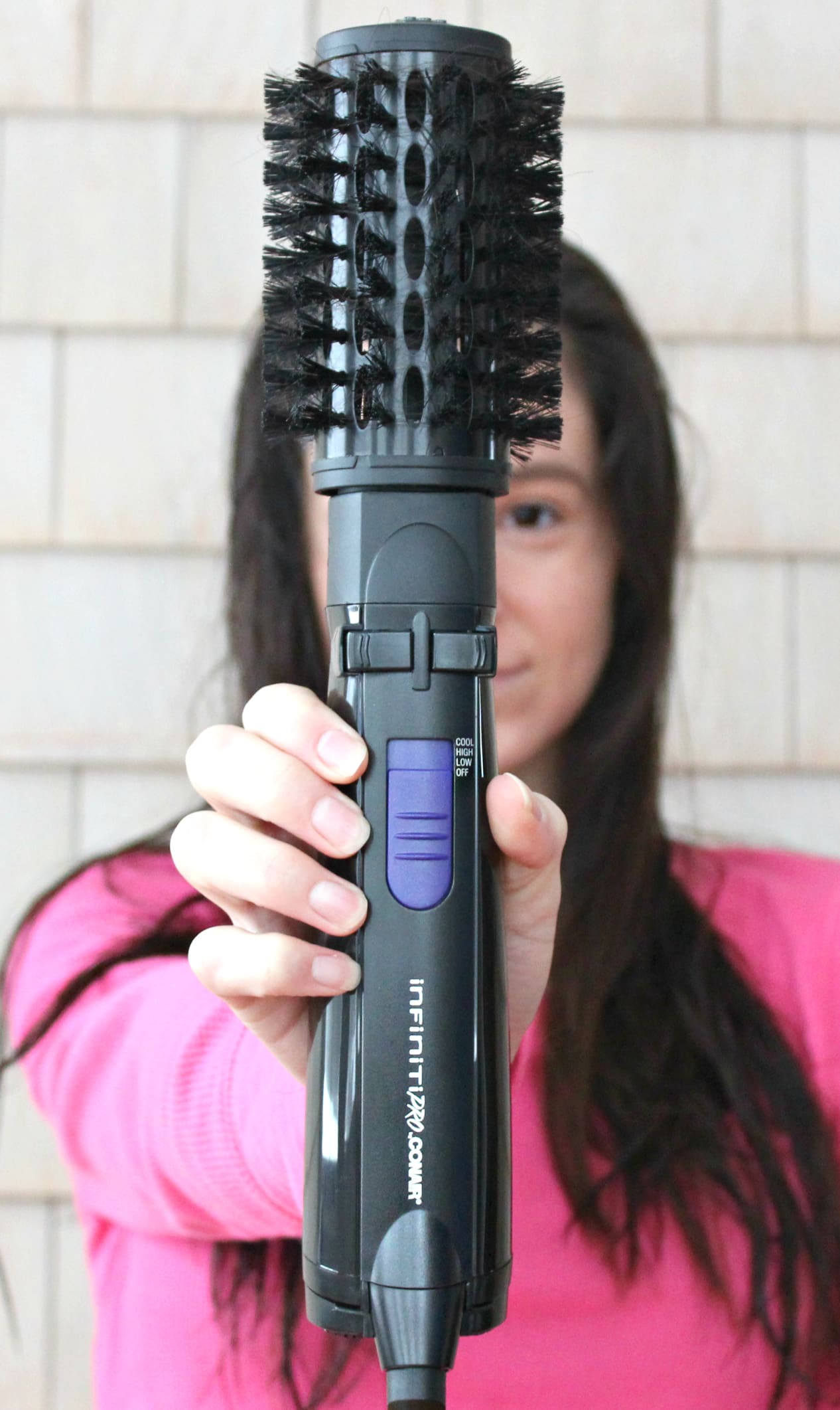 An at home blowout tutorial using the new Conair Infiniti Pro Spin Air Brush Styler