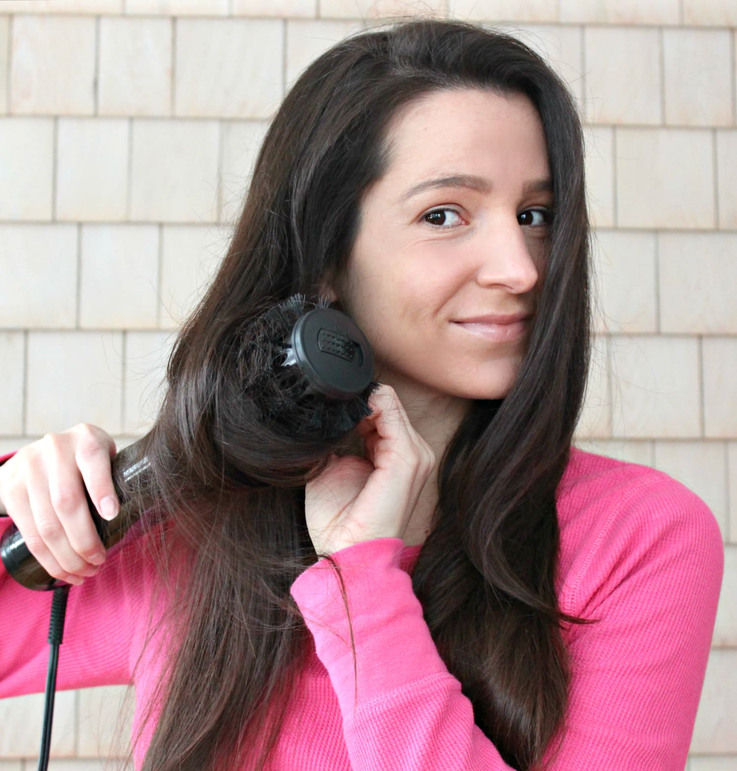 An at home blowout tutorial using the new Conair Infiniti Pro Spin Air Brush Styler