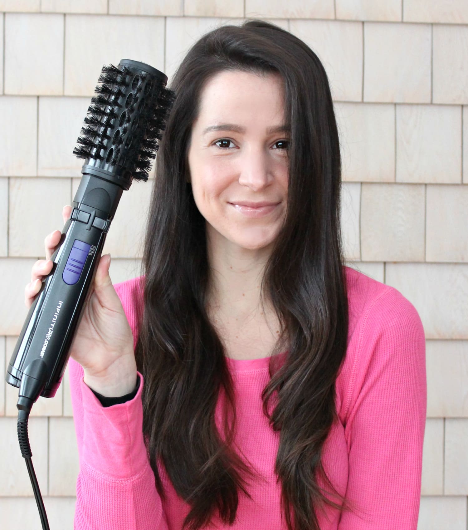 An at home blowout tutorial using the new Conair Infiniti Pro Spin Air Brush Styler