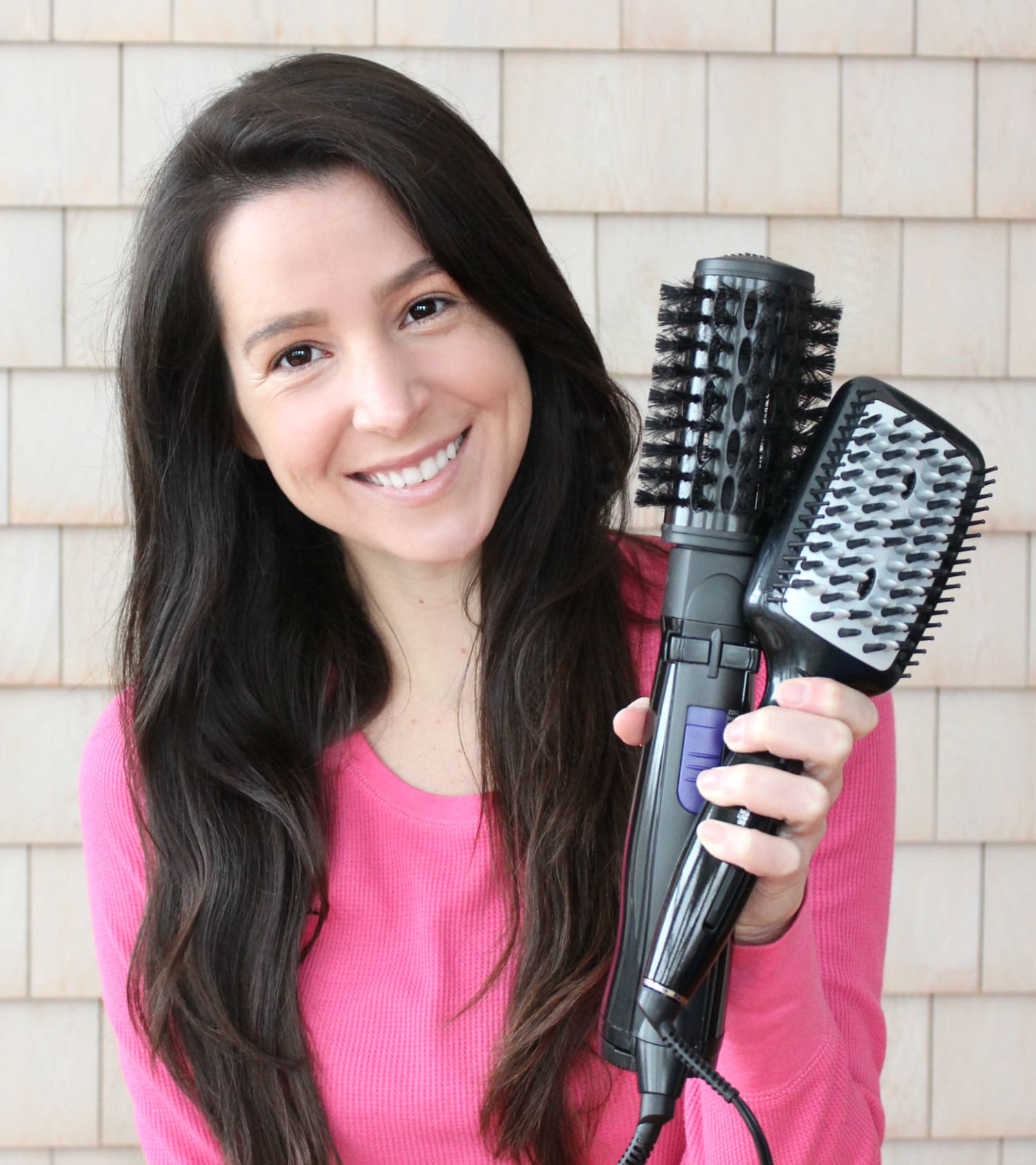 An at home blowout tutorial using the new Conair Infiniti Pro Spin Air Brush Styler