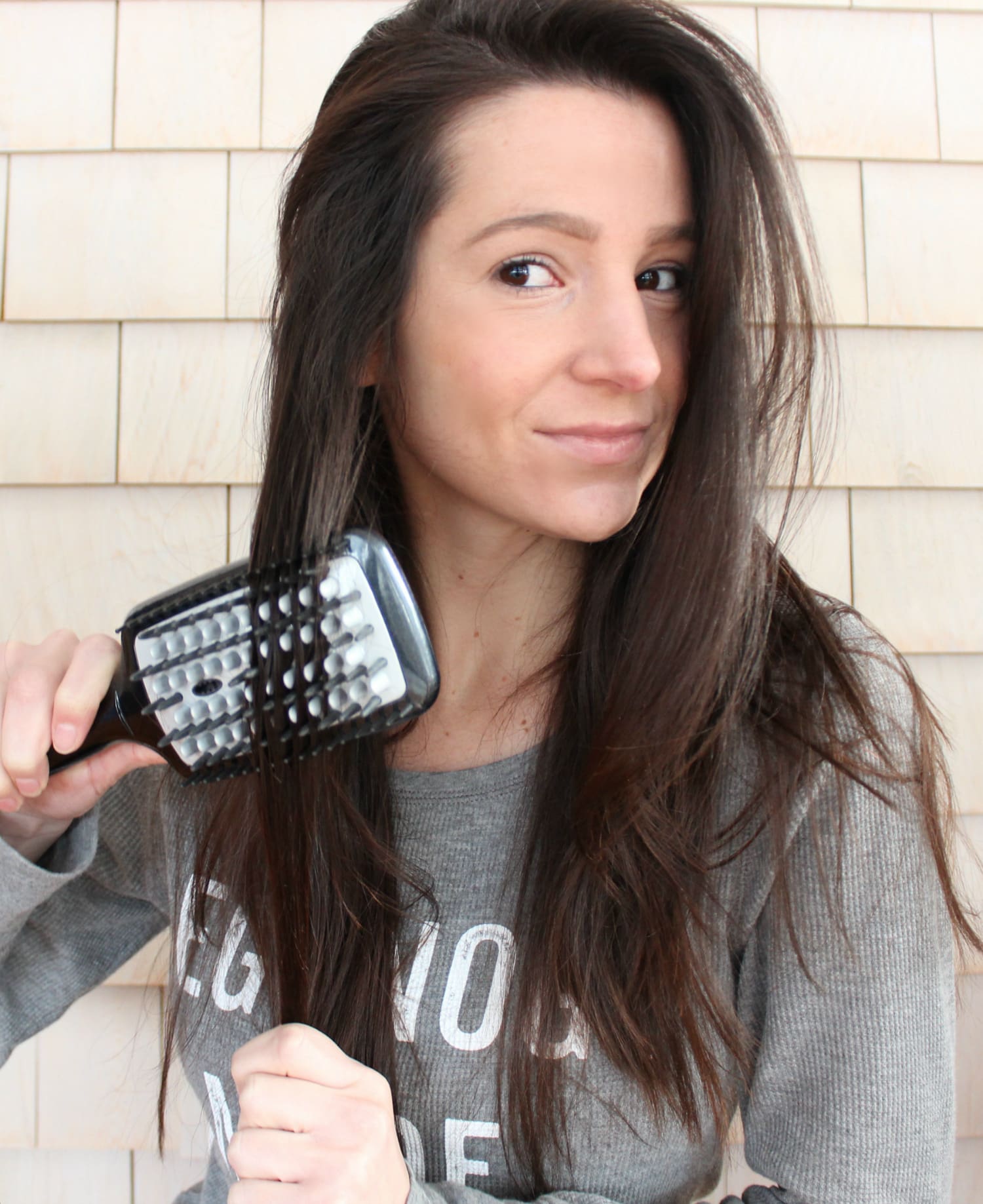 An at home blowout tutorial using the new Conair Infiniti Pro Spin Air Brush Styler
