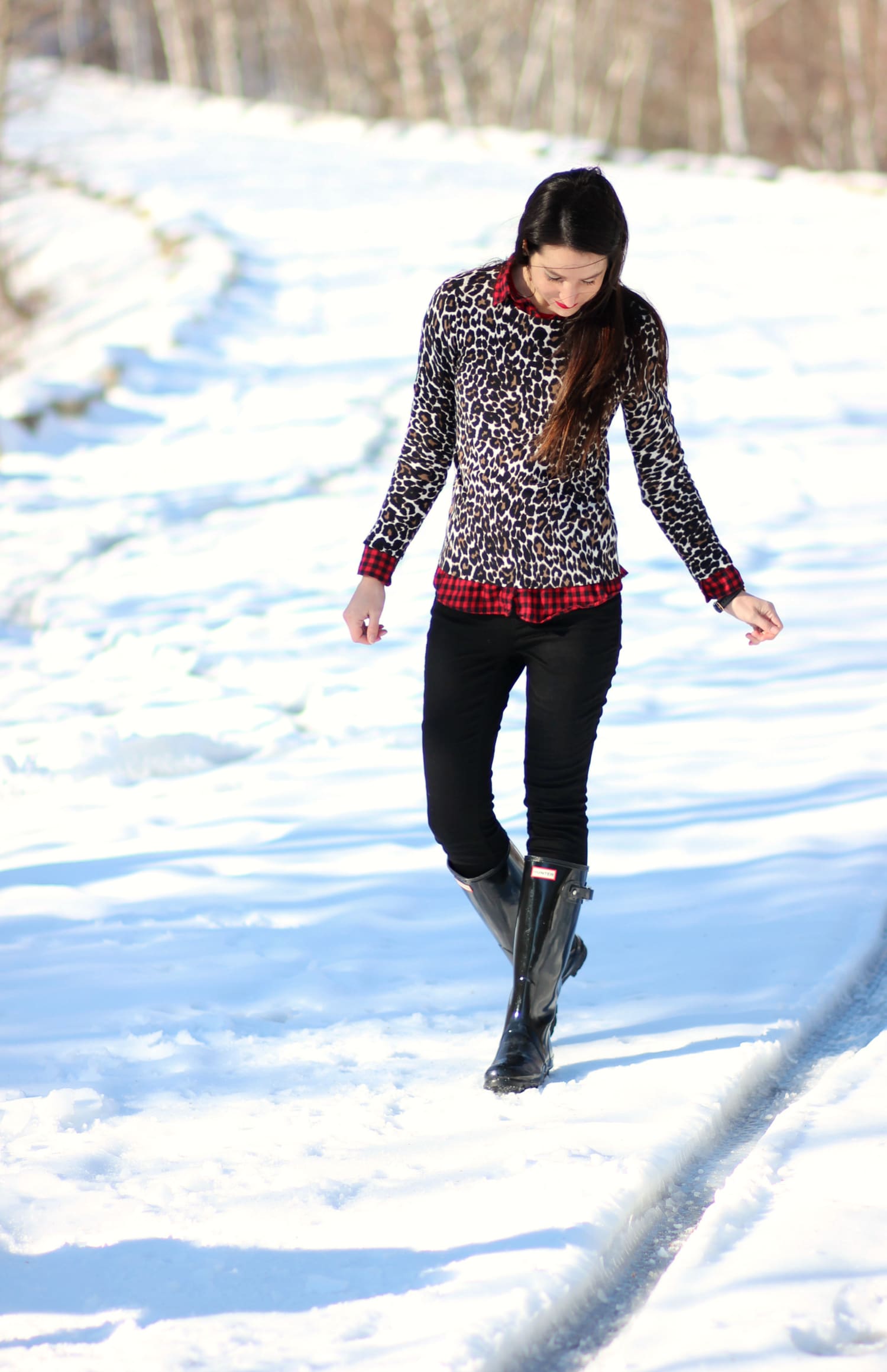 J.Crew Factory Leopard Crewneck Sweater