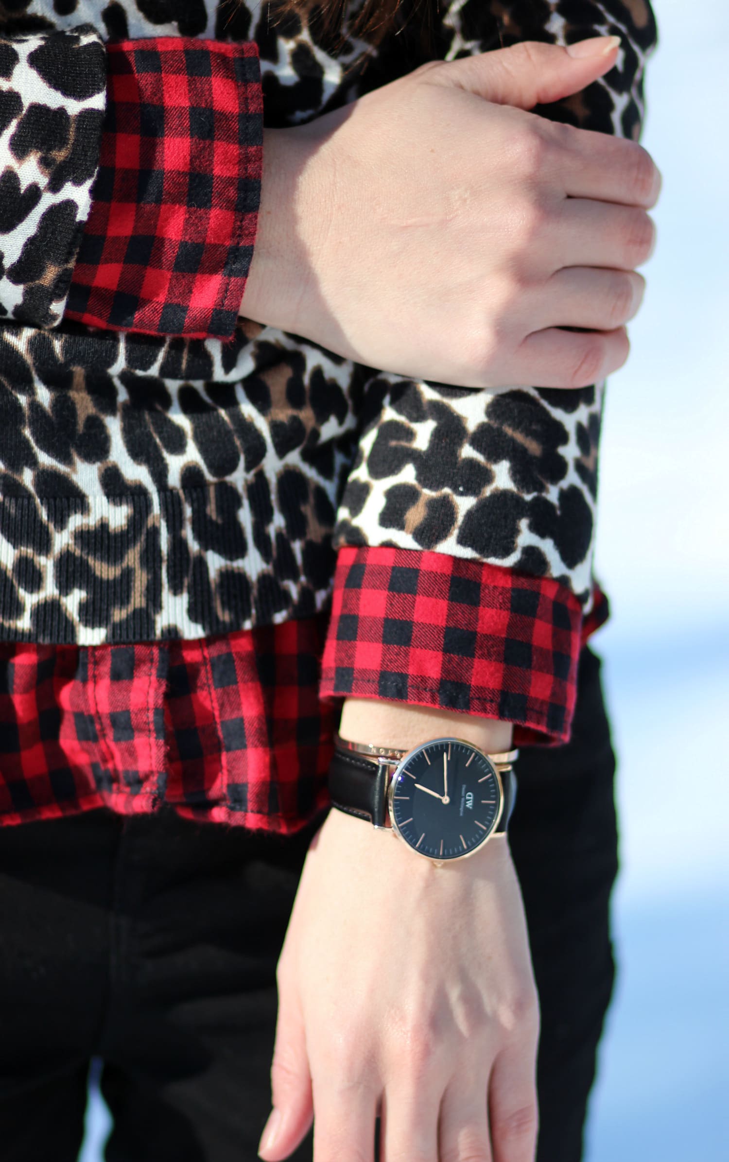 Enjoying a snow day in Bar Harbor, Maine in this black draped open front coat from Zara