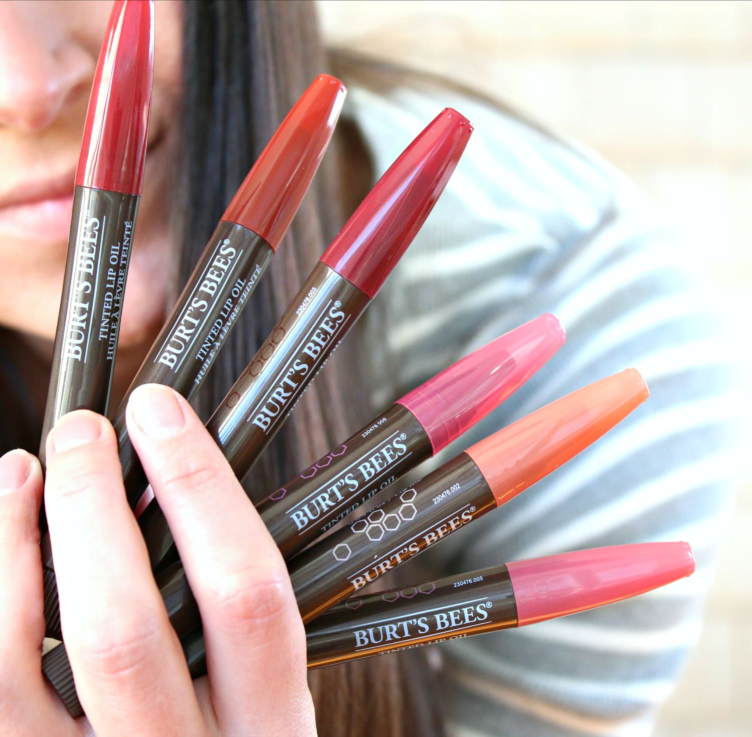 Burt's Bees Tinted Lip Oil Swatches