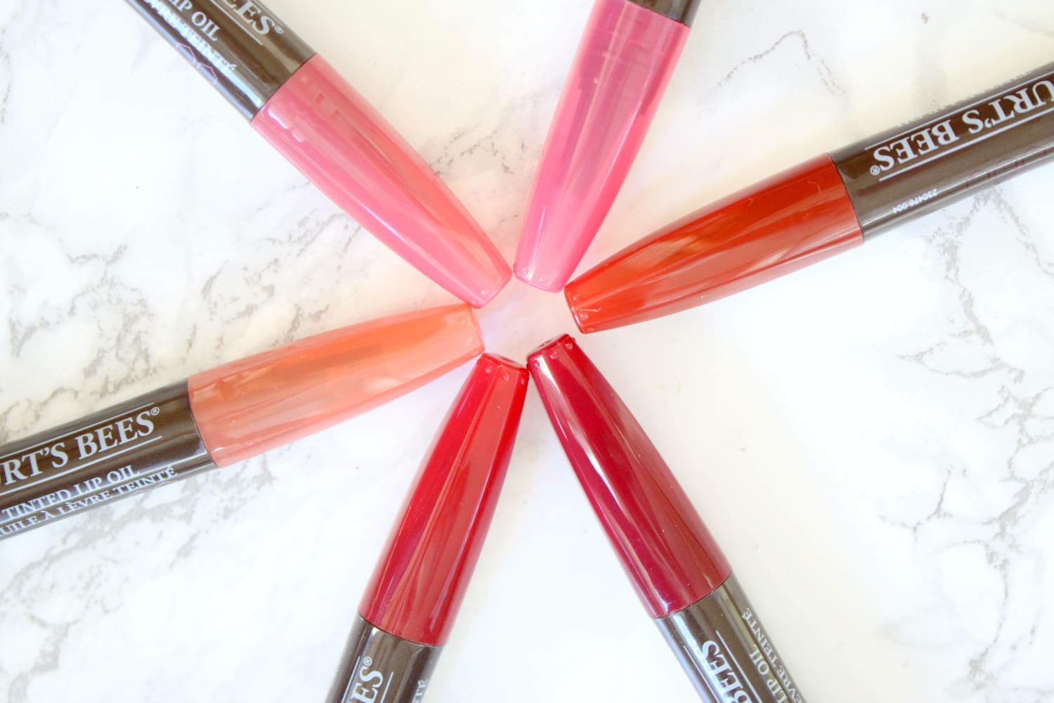 Burt's Bees Tinted Lip Oil Swatches