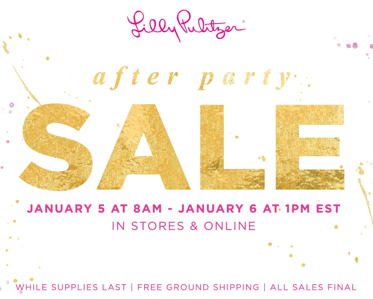 Lilly Pulitzer After Party Sale Details