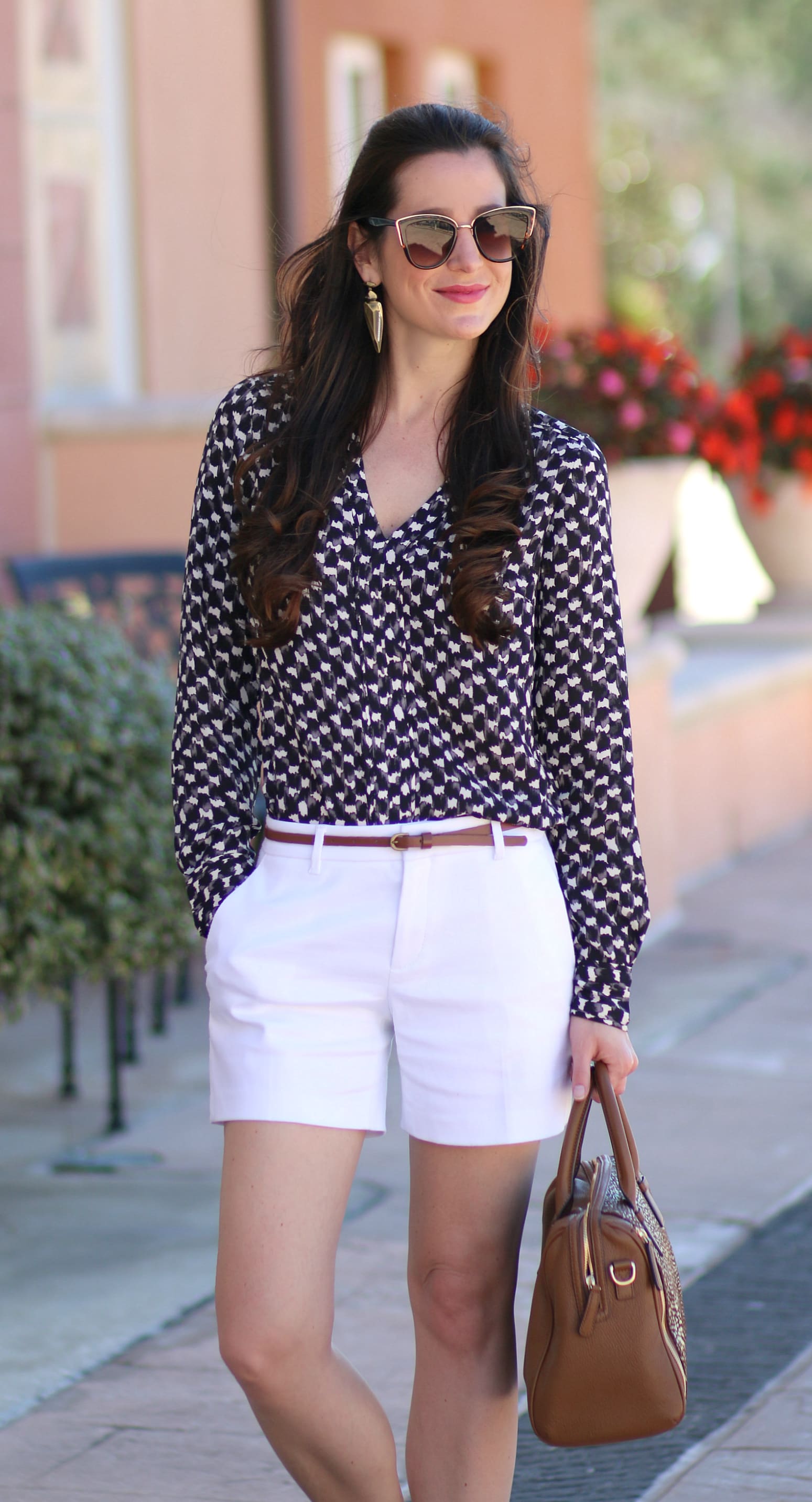 A versatile work top from Banana Republic that can be dressed up with jeans and heels or down with shorts and cute ballet flats