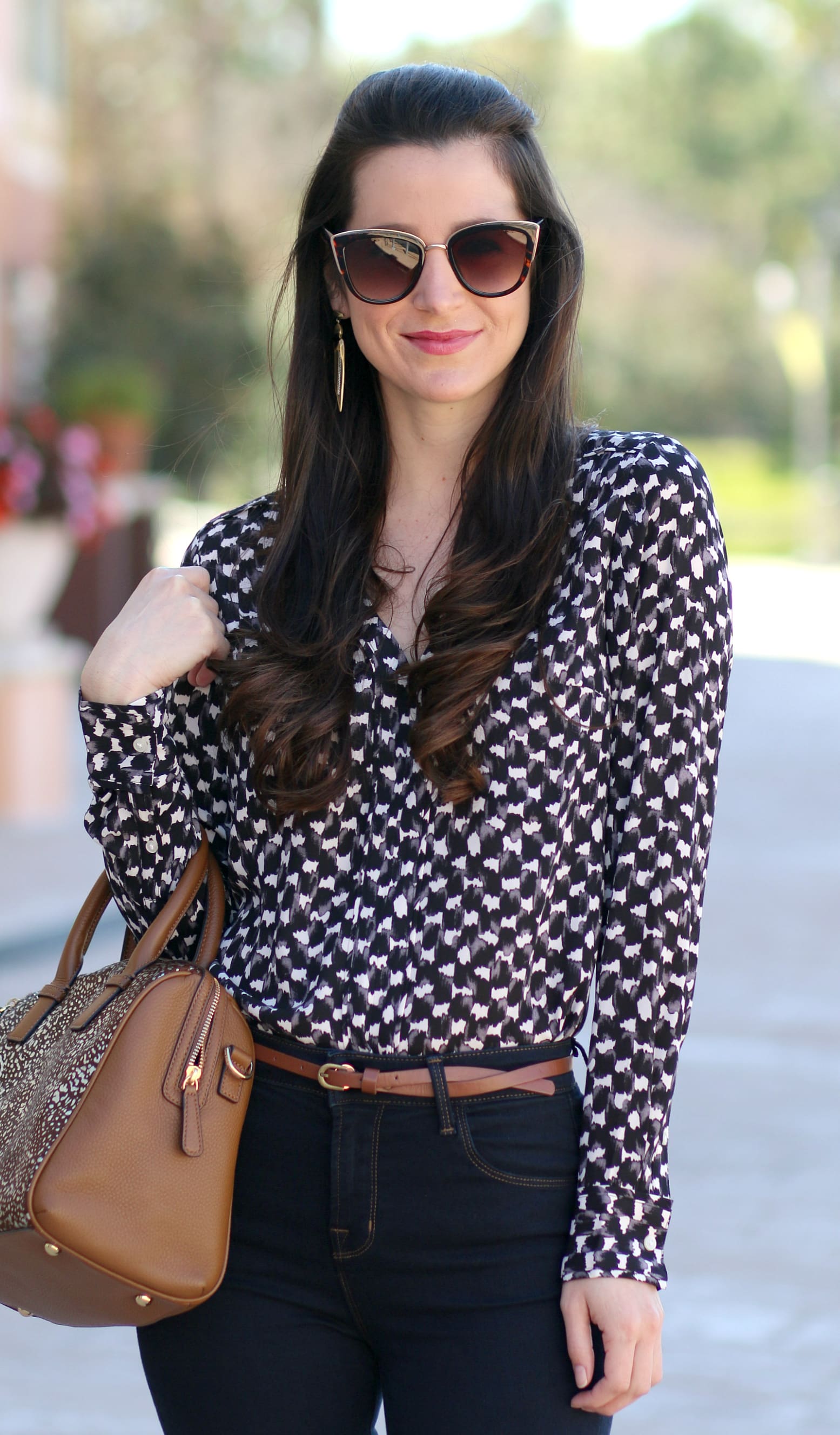 A versatile work top from Banana Republic that can be dressed up with jeans and heels or down with shorts and cute ballet flats