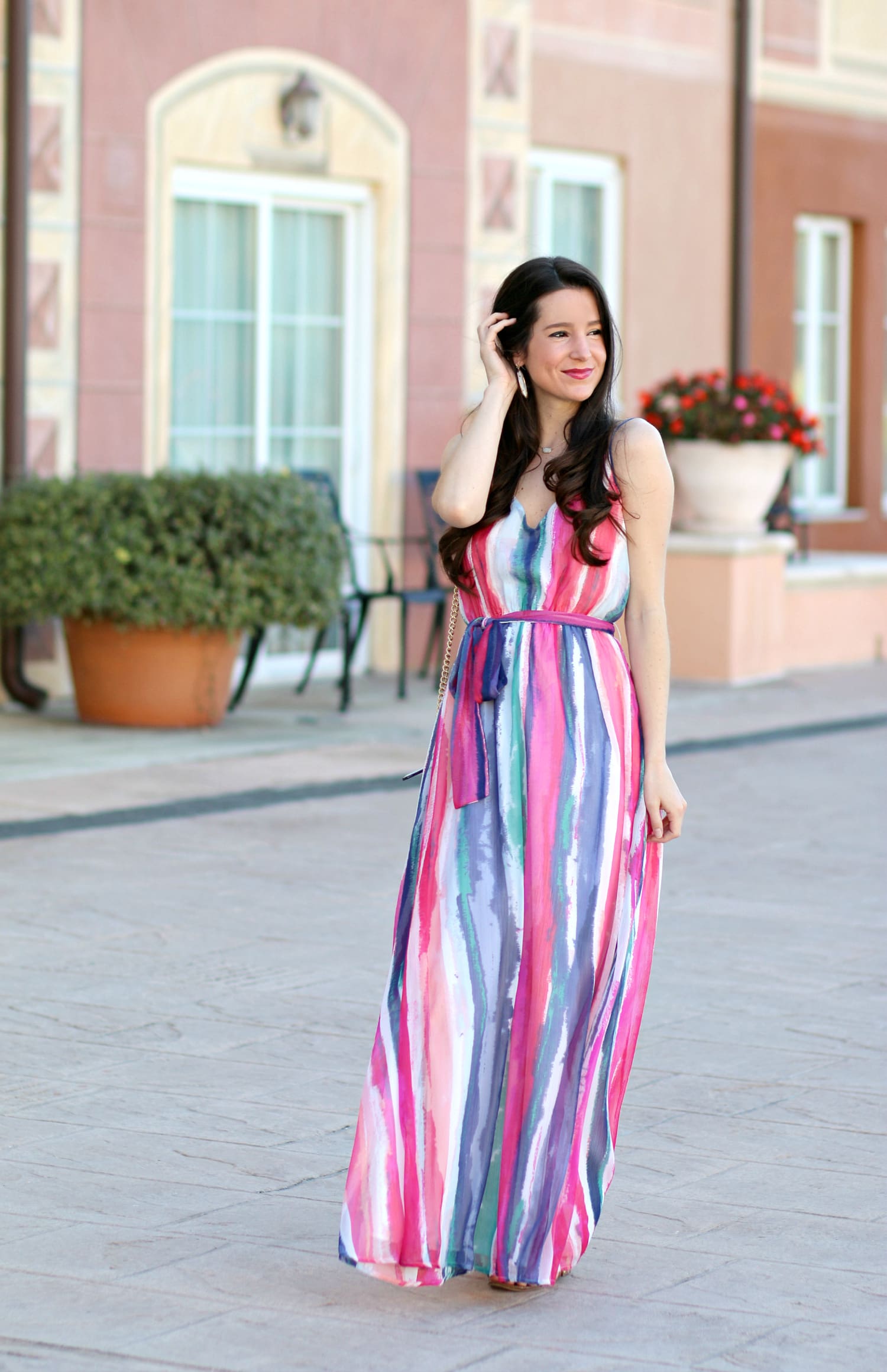 A colorful spring maxi dress from Jack by BB Dakota