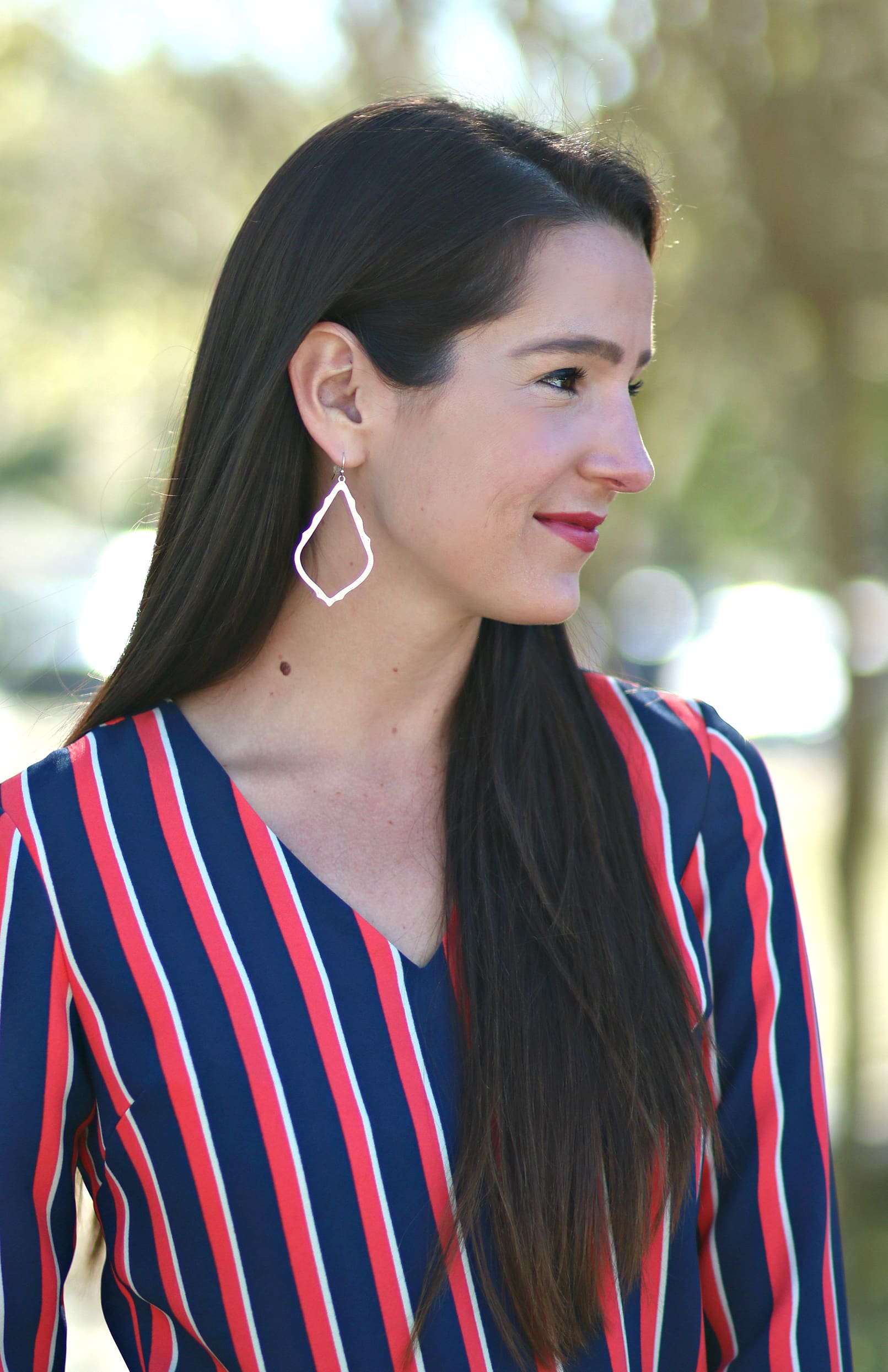 Banana Republic Vertical Stripe Romper