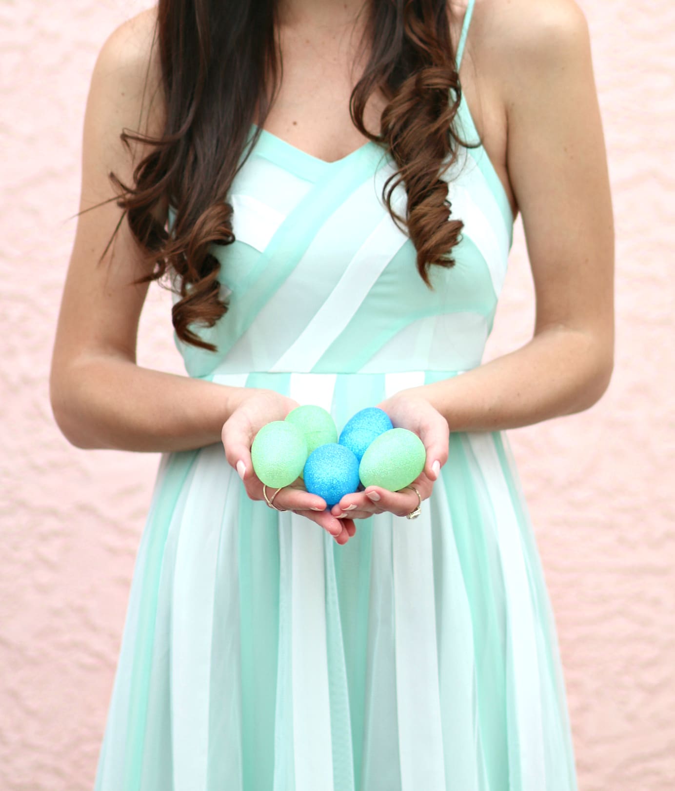 LC Lauren Conrad Spring Slip Dress in Ocean Wave